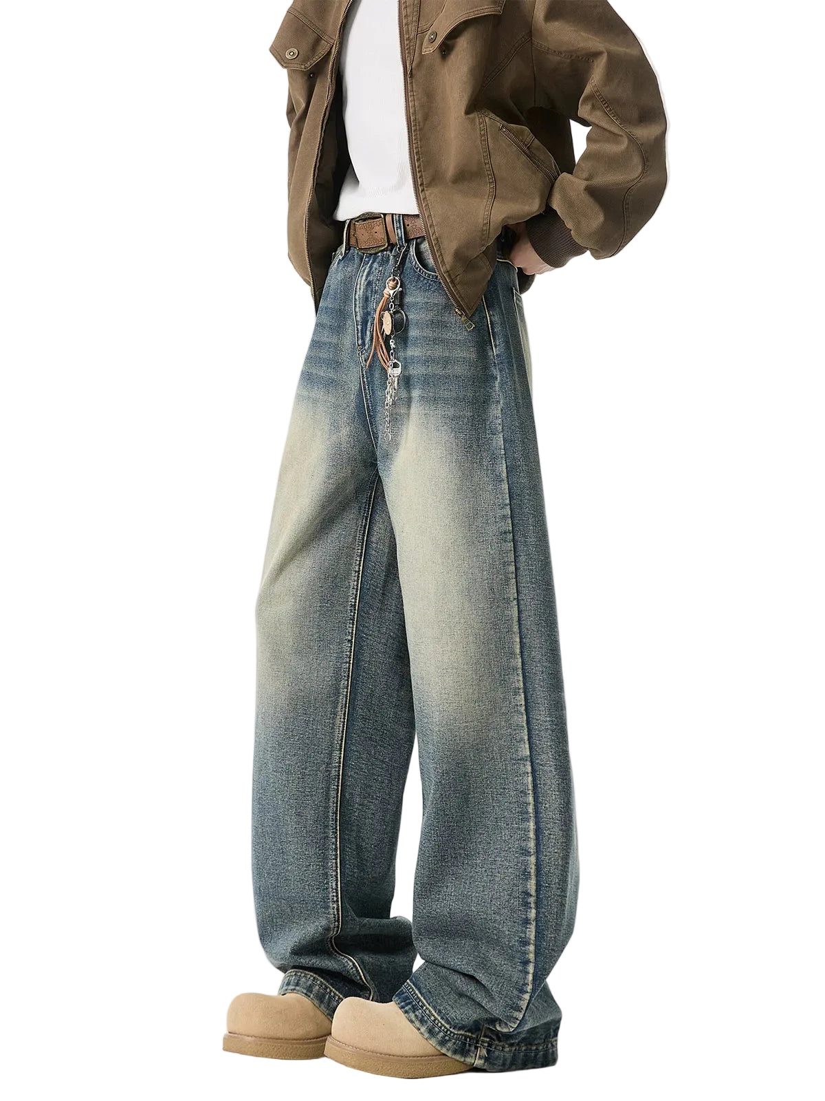 Fade Lane Wide-Leg Jeans