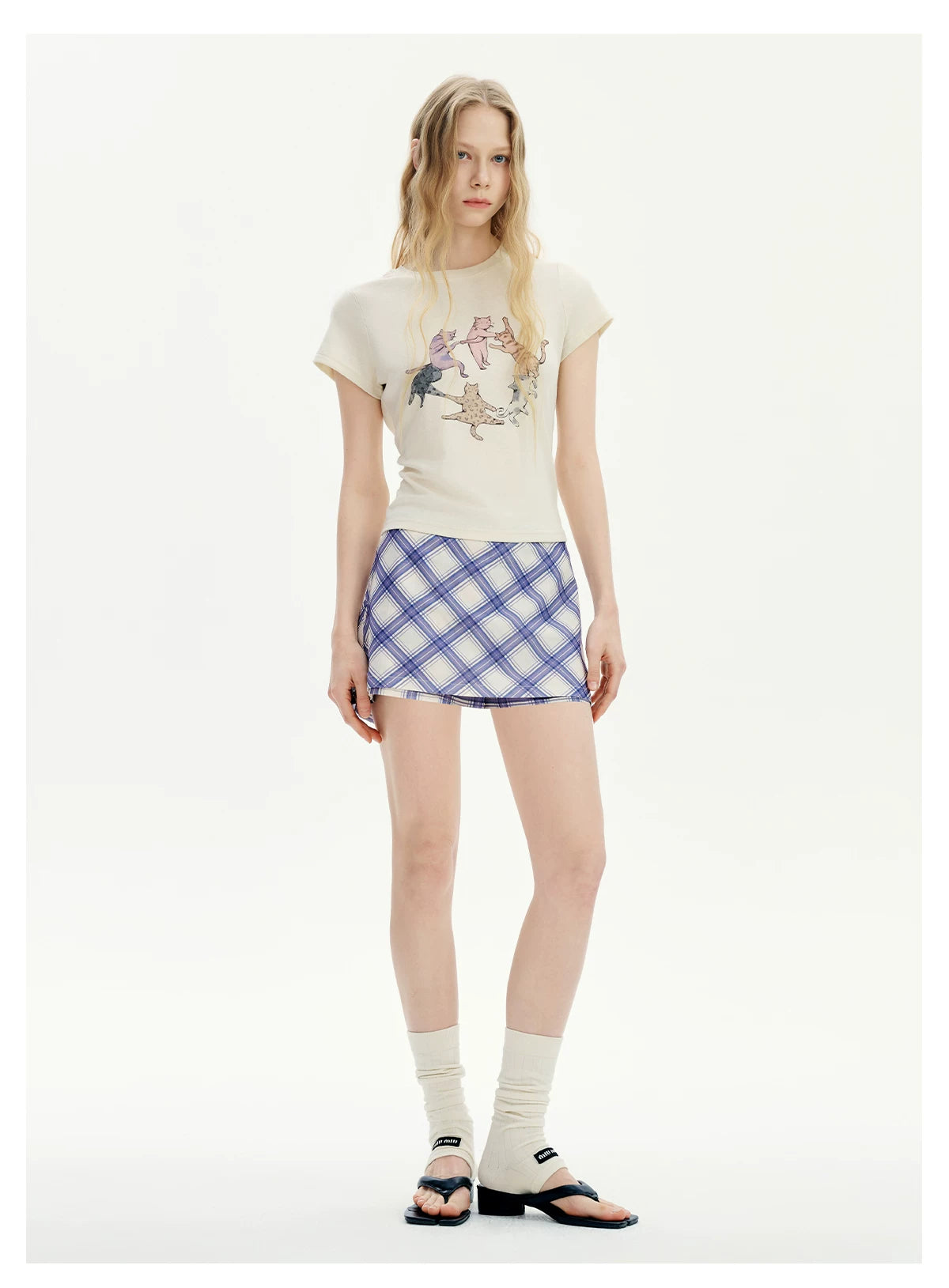 Ring‑Around Kitties Dance Tee