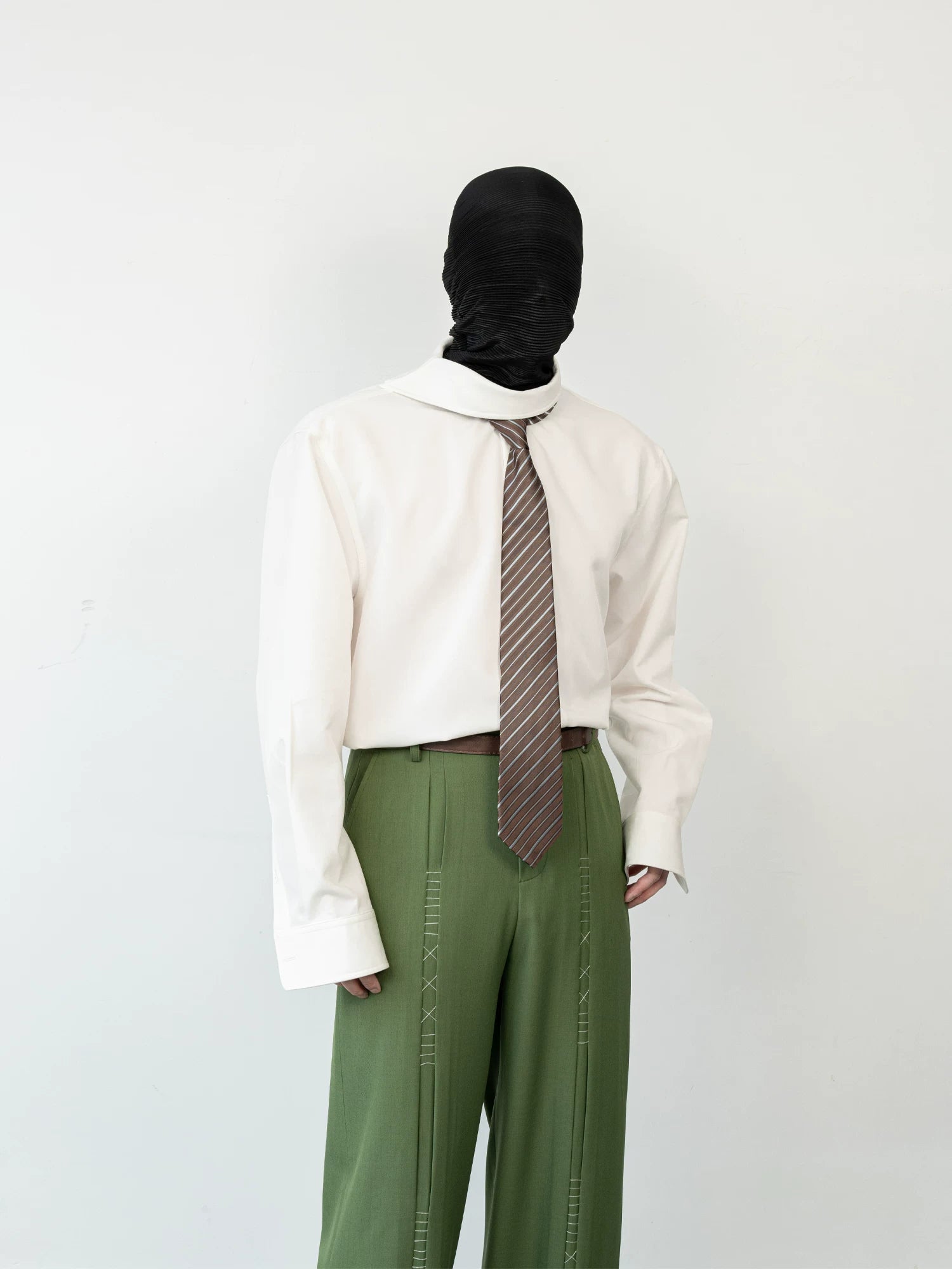Ivory Halo Mock-Layer Shirt