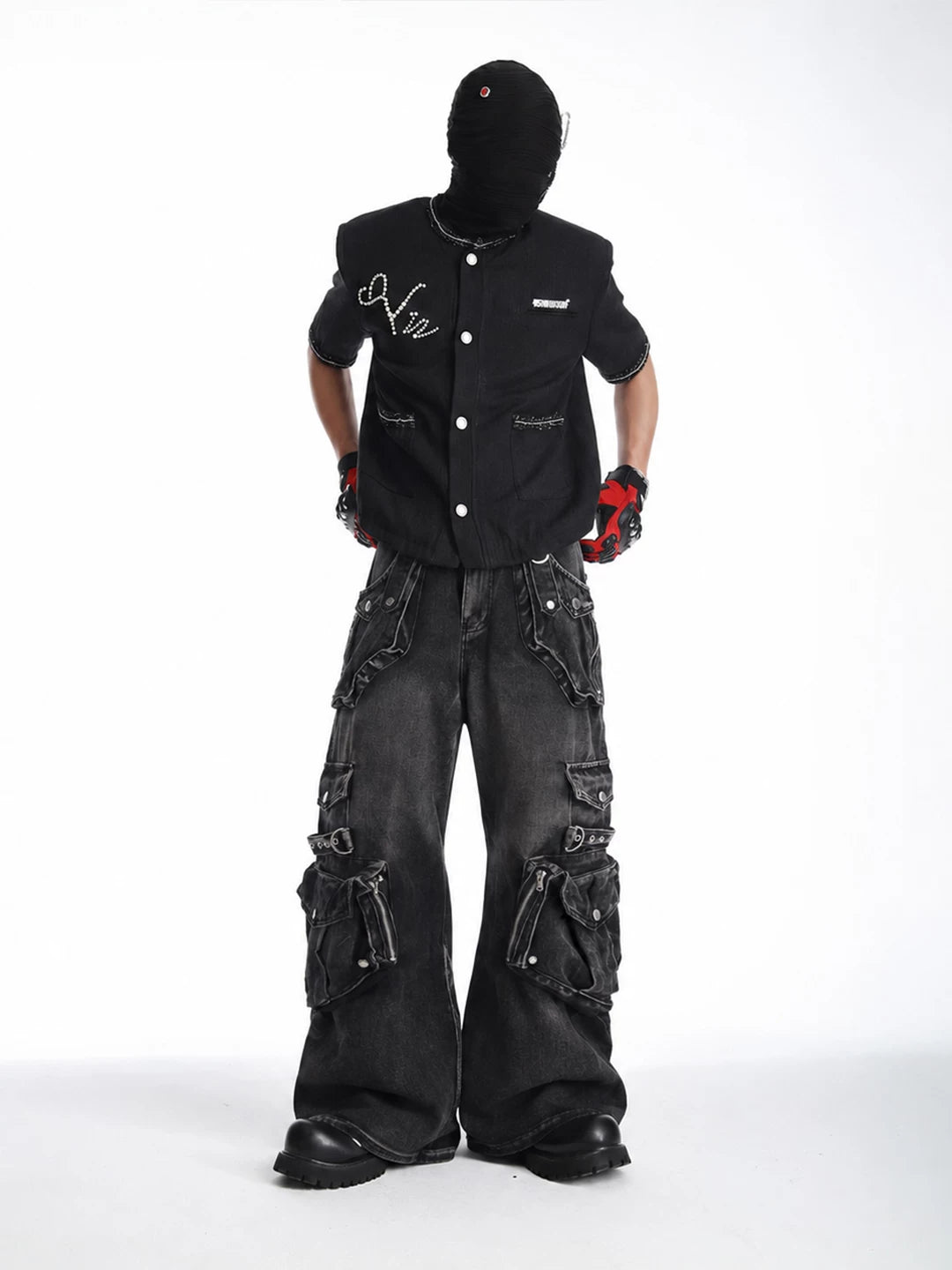 Titan Haul Multi-Pocket Wide-Leg Jeans