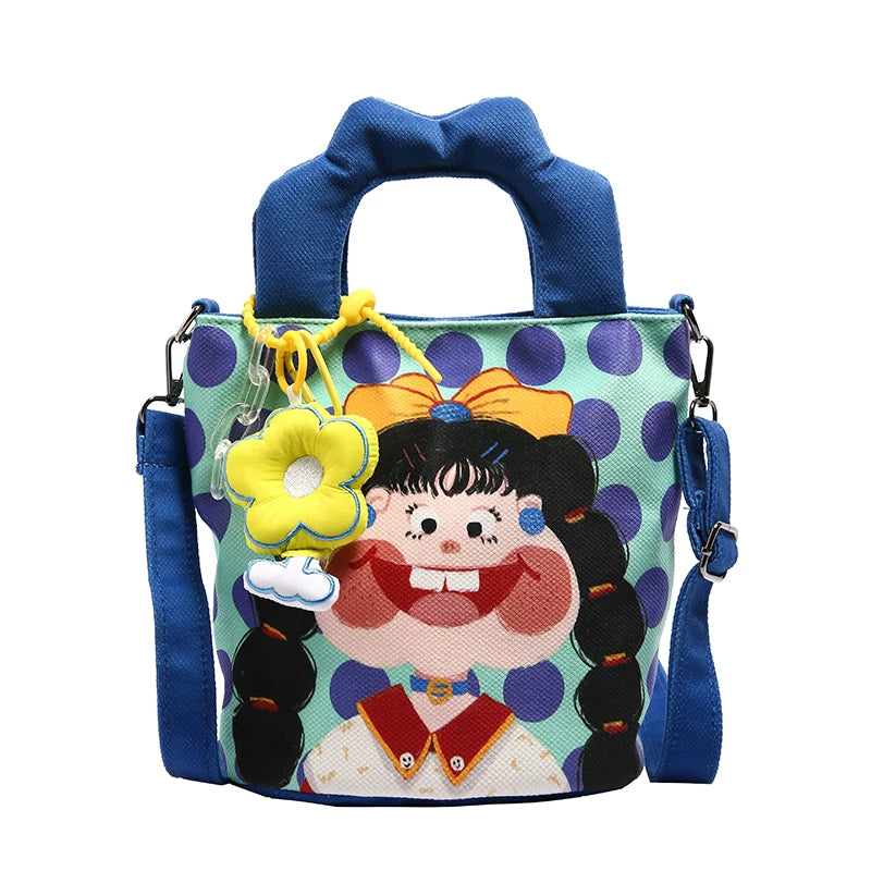 Giggles & Bows Cartoon Tote