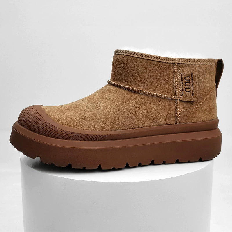 Faux Fur Lined Suede Boots
