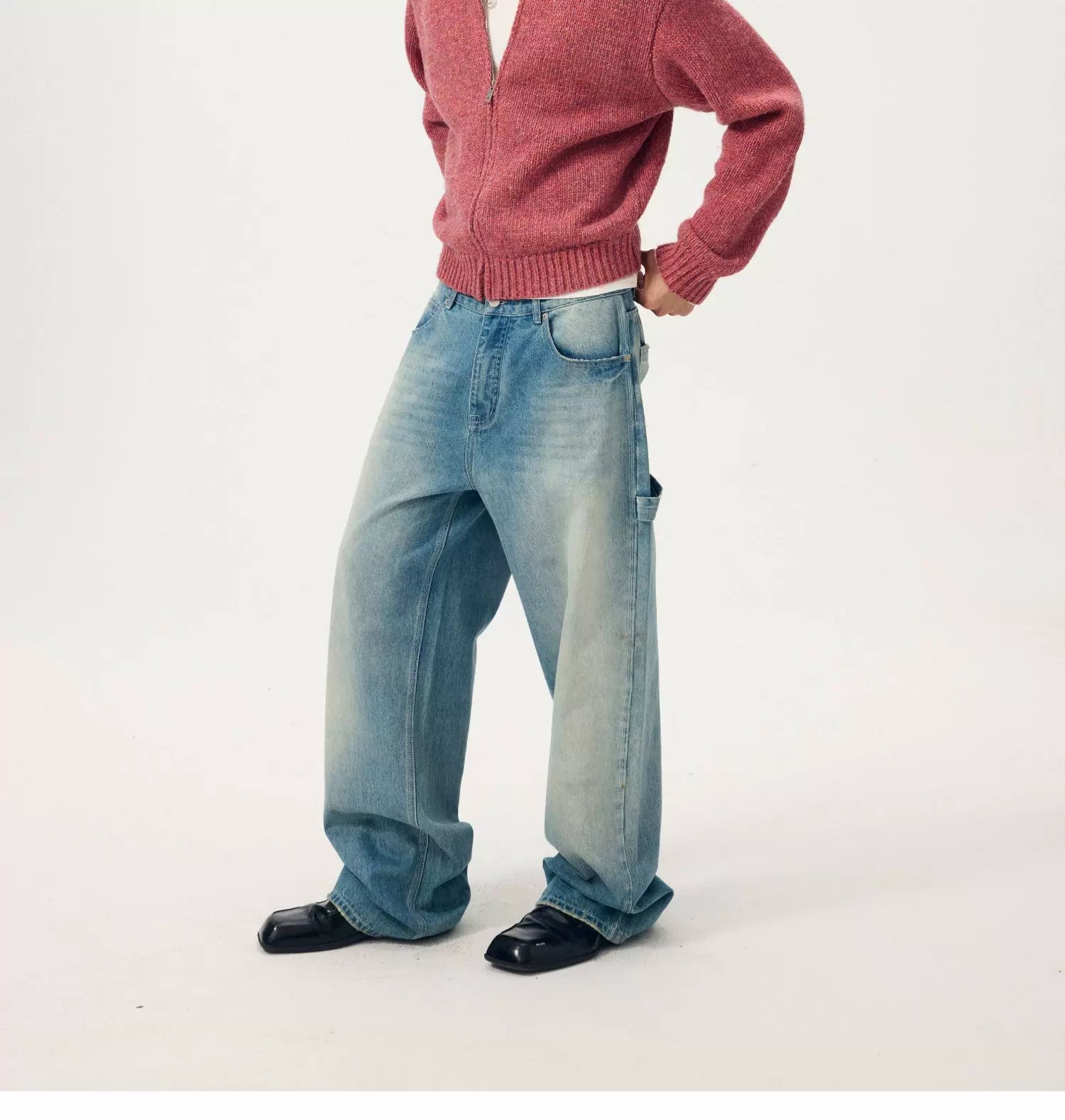 Rosewave Zip Mockneck Knit