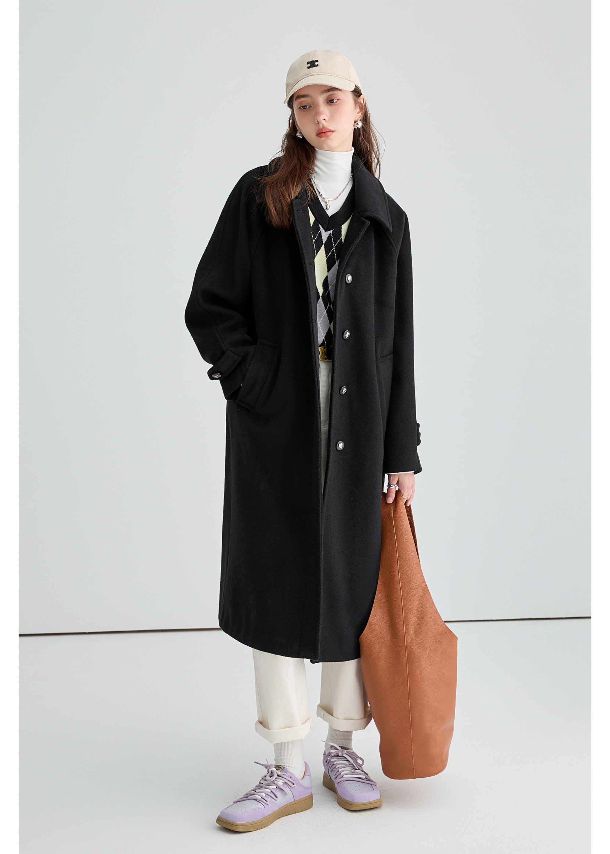 Winter Woolen Down Coat - chiclara