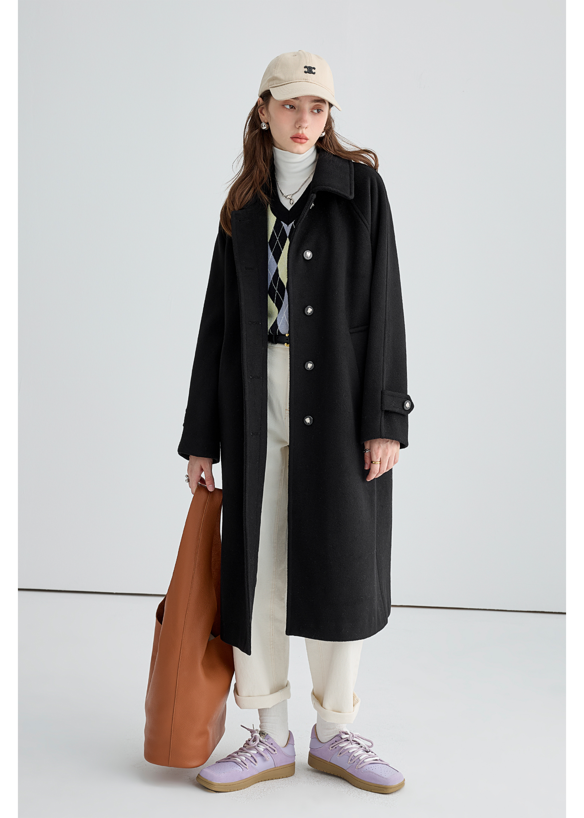 Winter Woolen Down Coat - chiclara