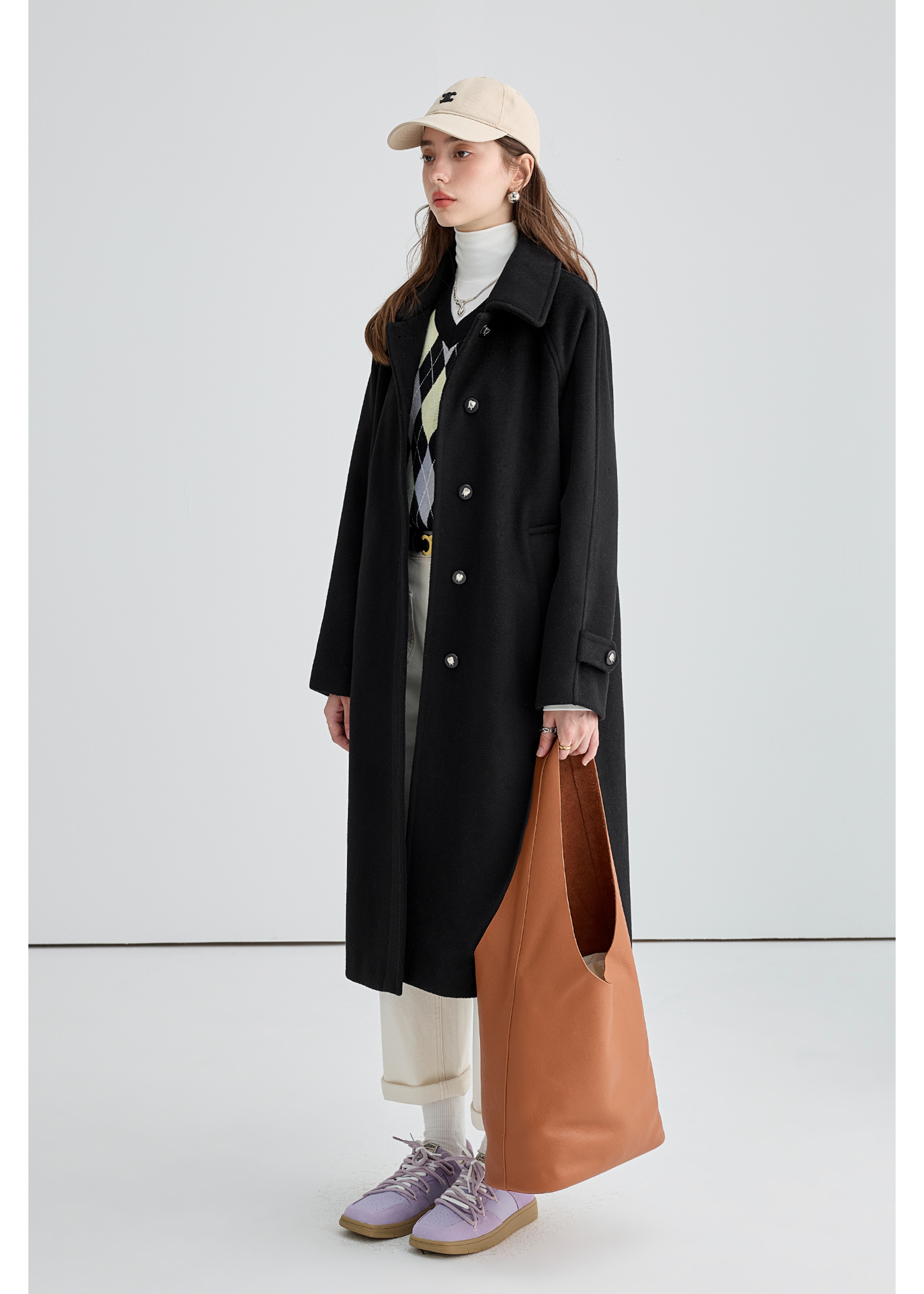 Winter Woolen Down Coat - chiclara