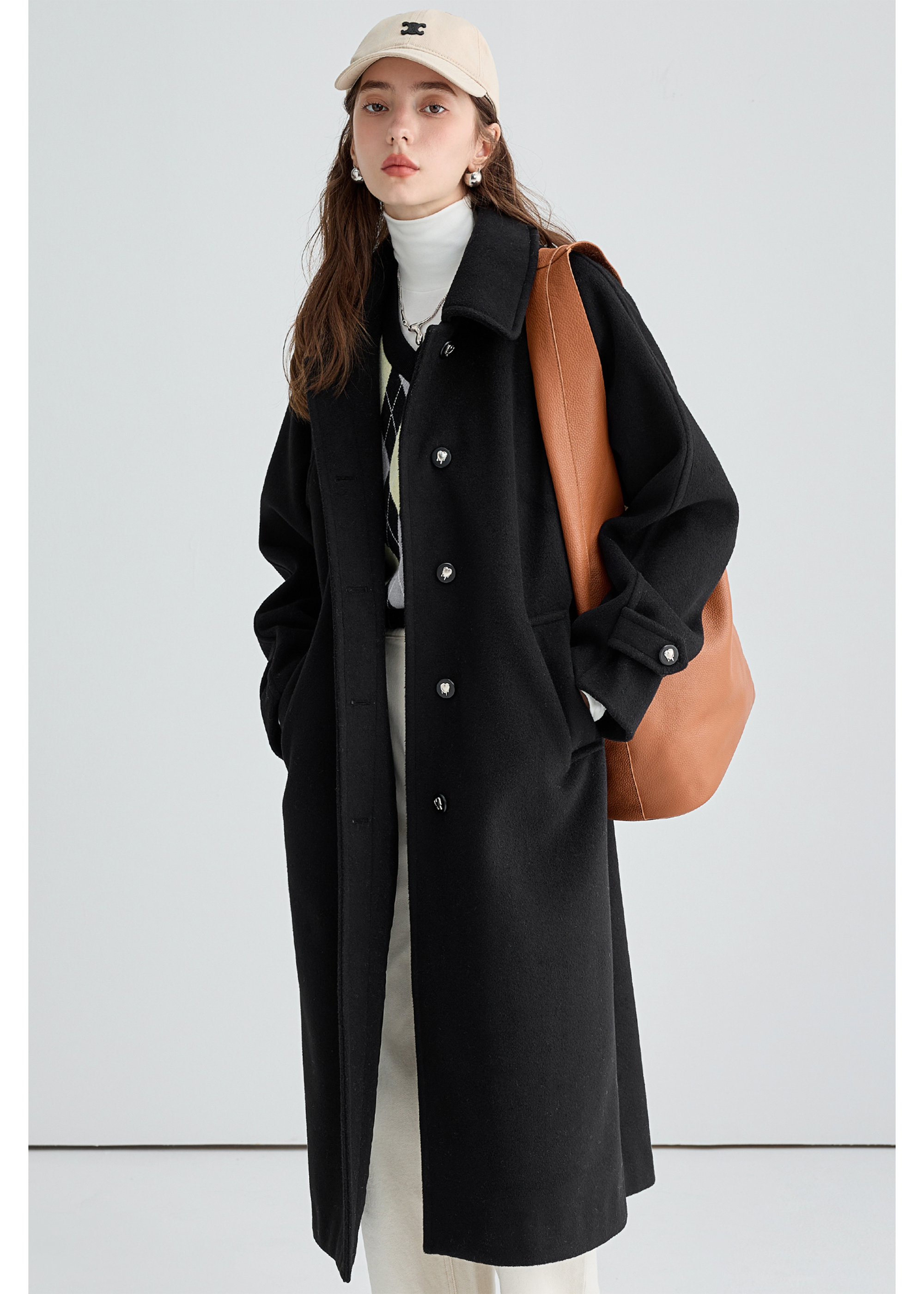 Winter Woolen Down Coat - chiclara