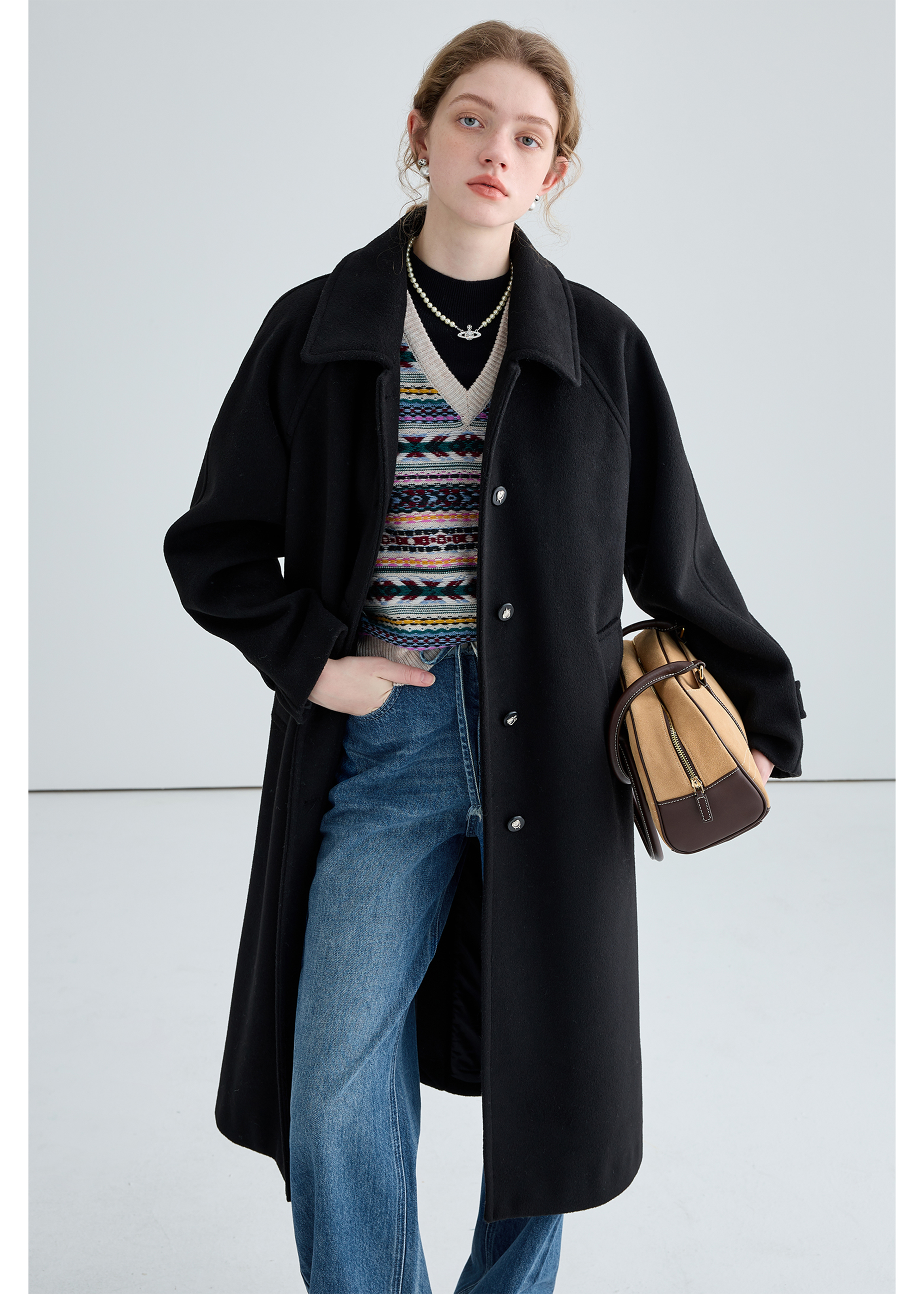 Winter Woolen Down Coat - chiclara