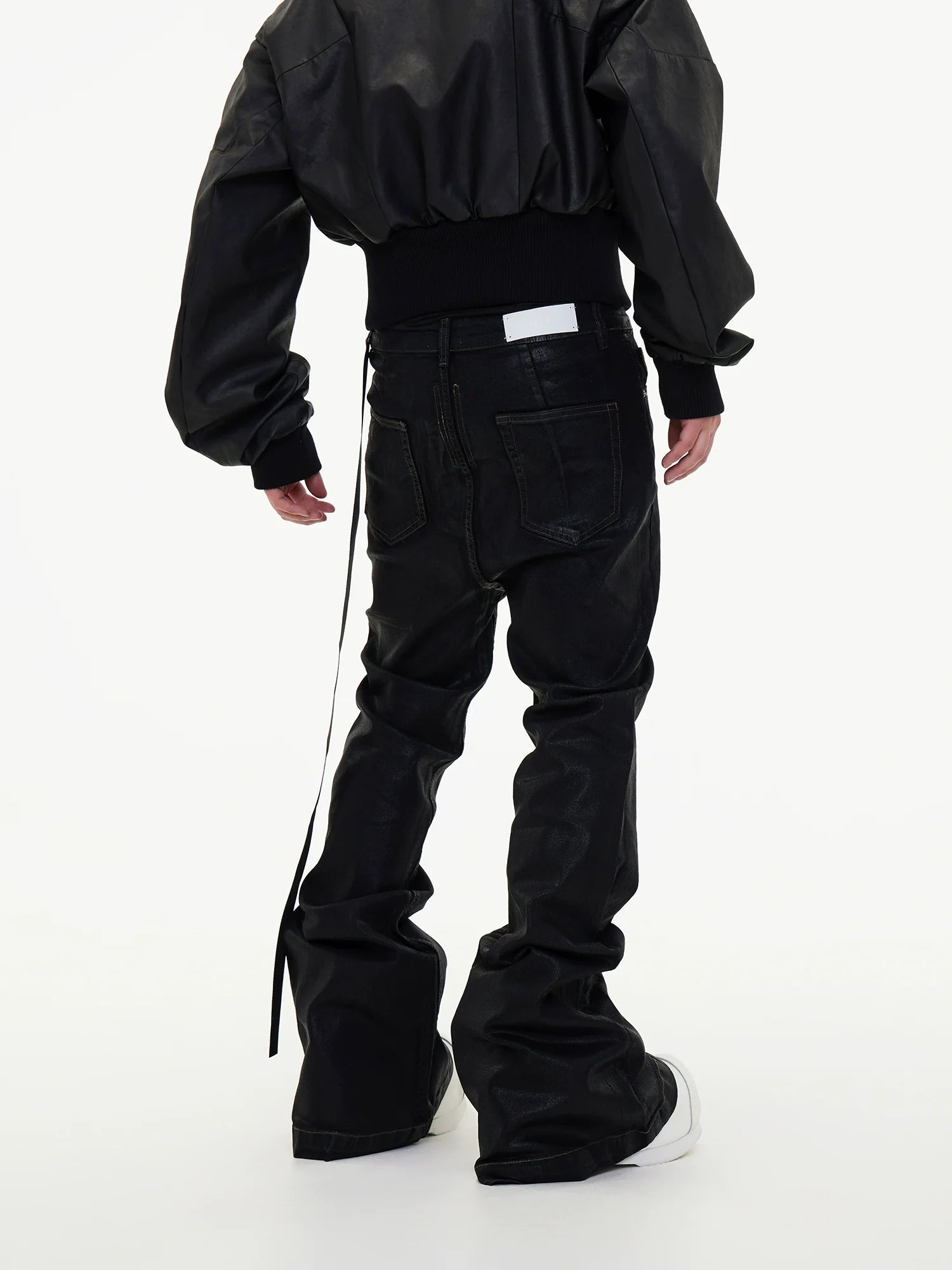 Shadow Wash Black Stacked Jeans