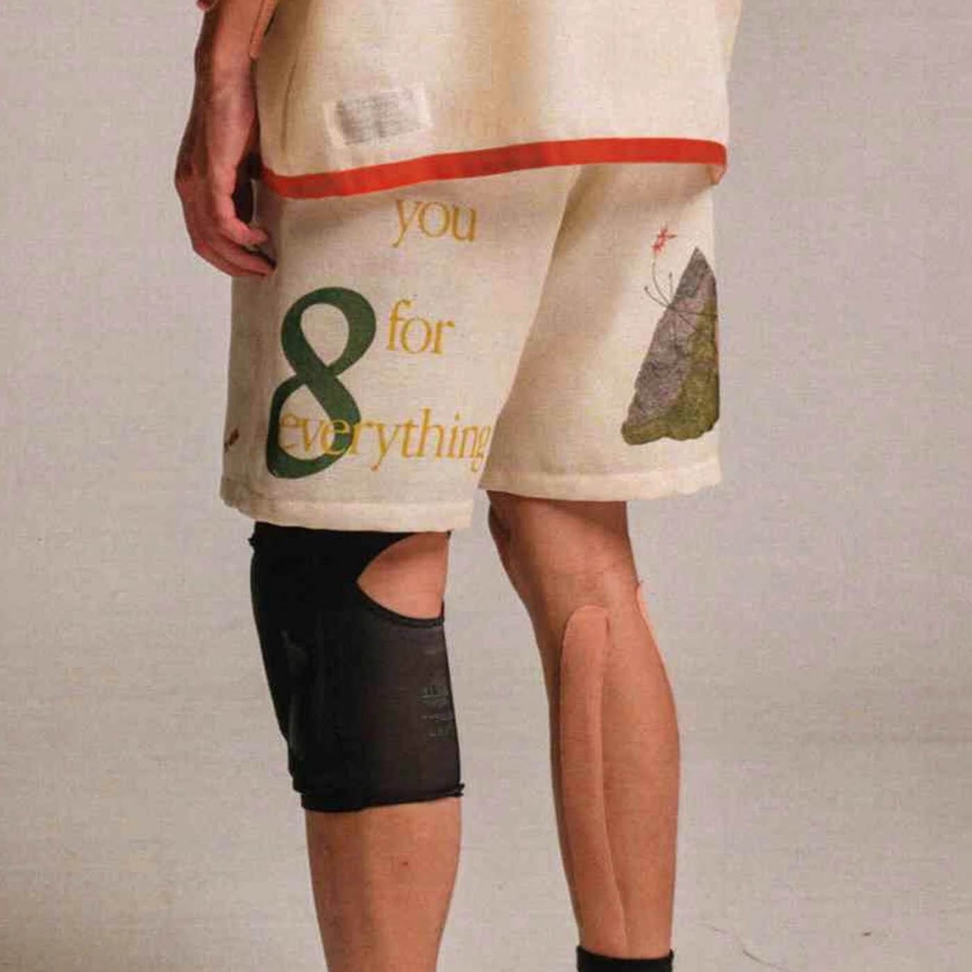 Urban Forest Text Shorts