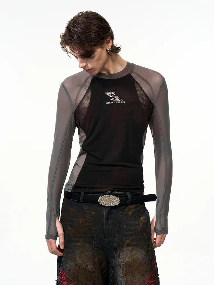 Mesh Sleeve Training Sweatshirt