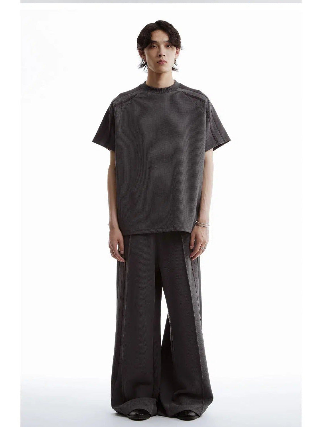 Pleated Wide Leg Pants - chiclara