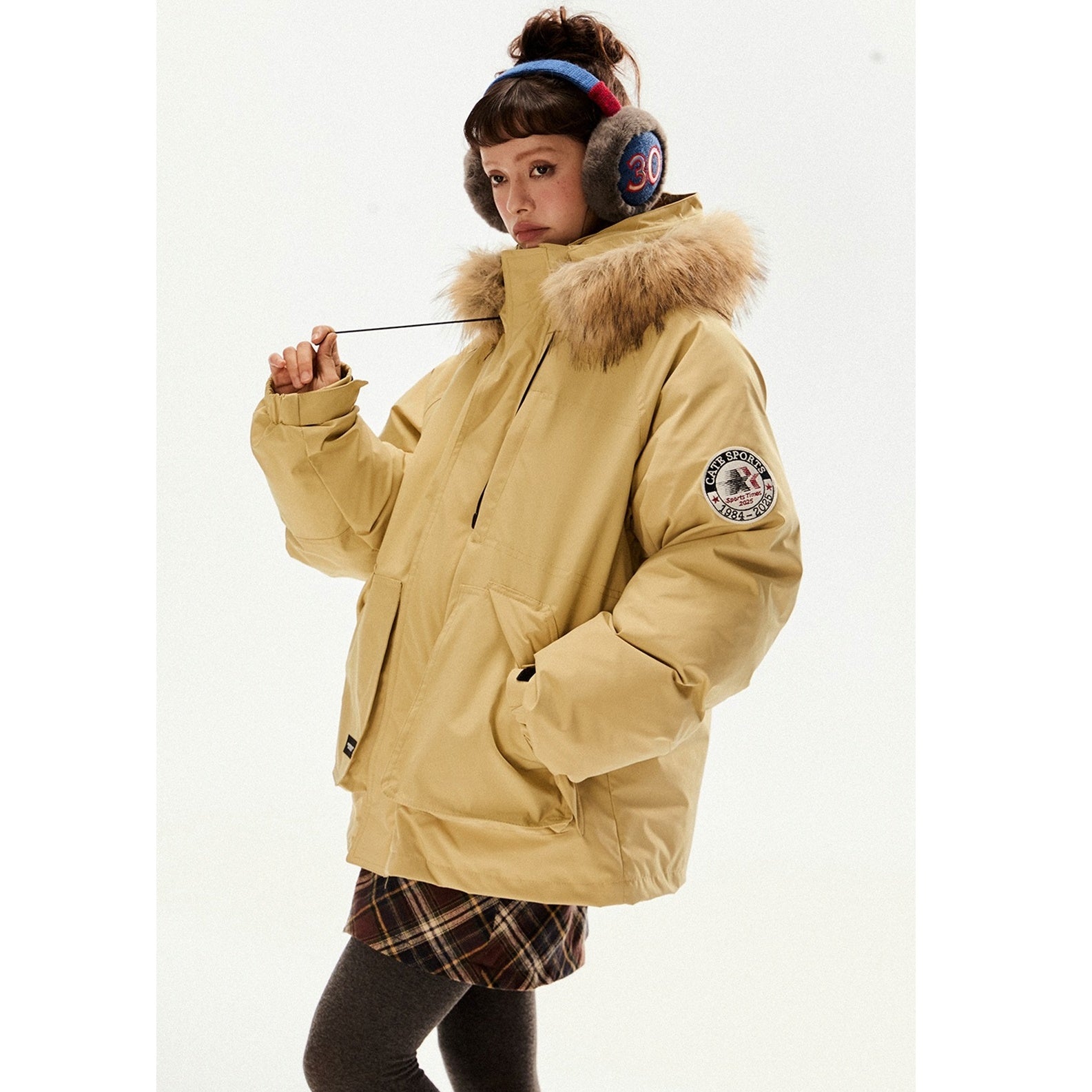 Arctic Fur Trim Down Parka