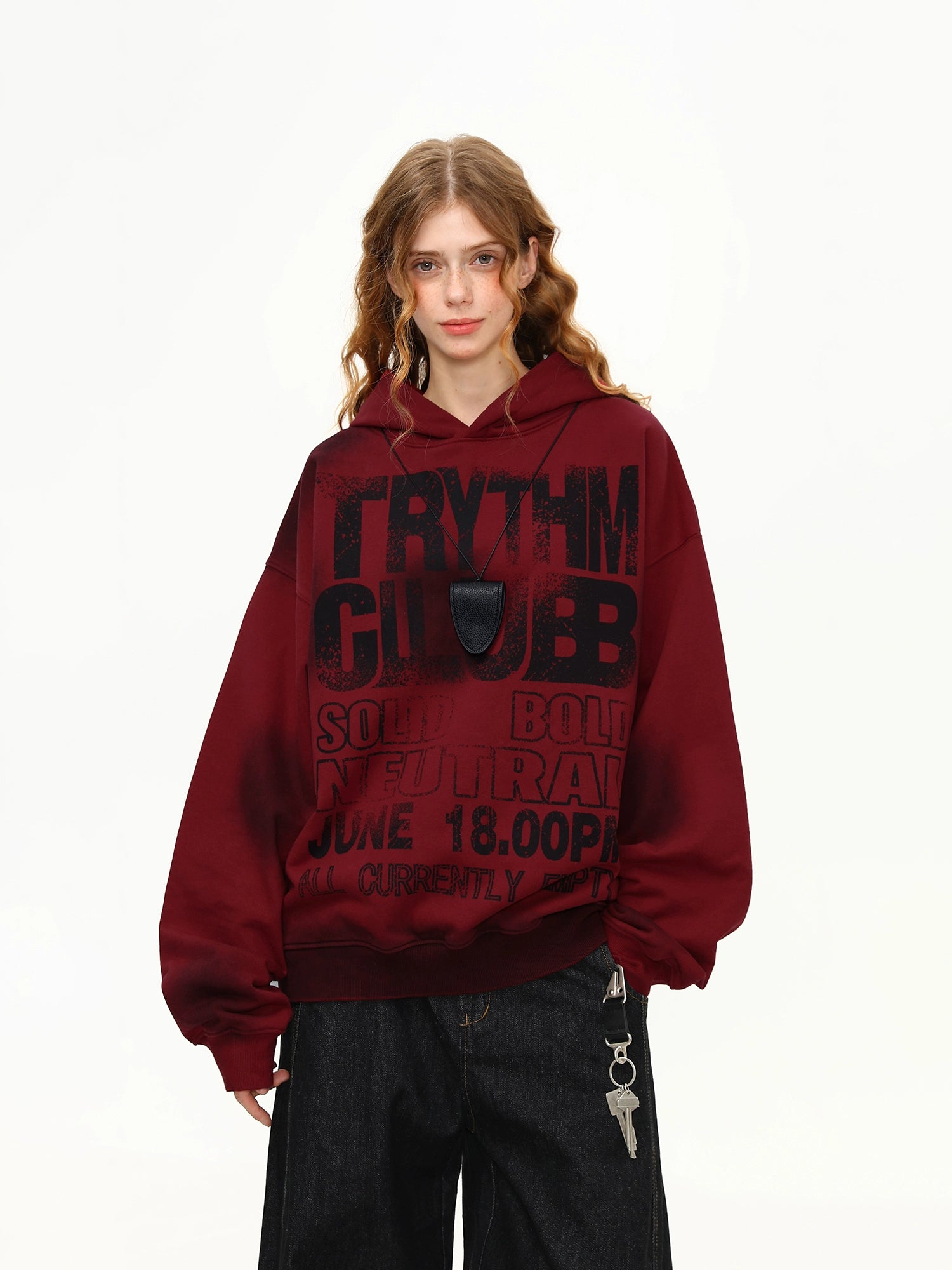 Crimson Rhythm Club Hoodie
