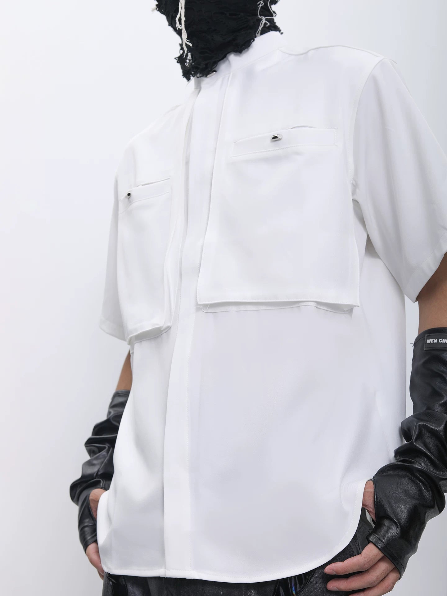 Halo Crest Dual-Pocket Tech Shirt