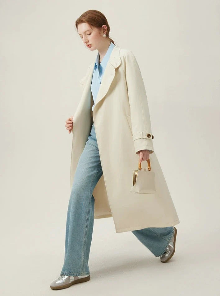 Classic Cream Trench Coat