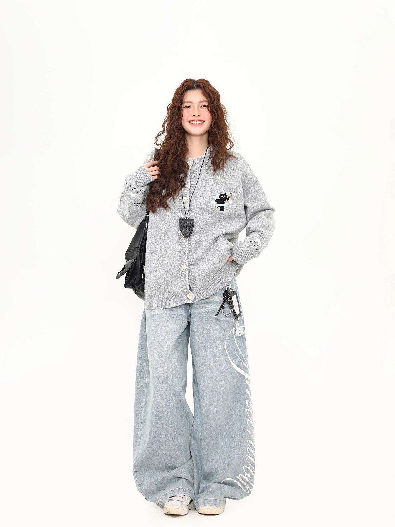 Moonlight Kitty Knit Cardigan