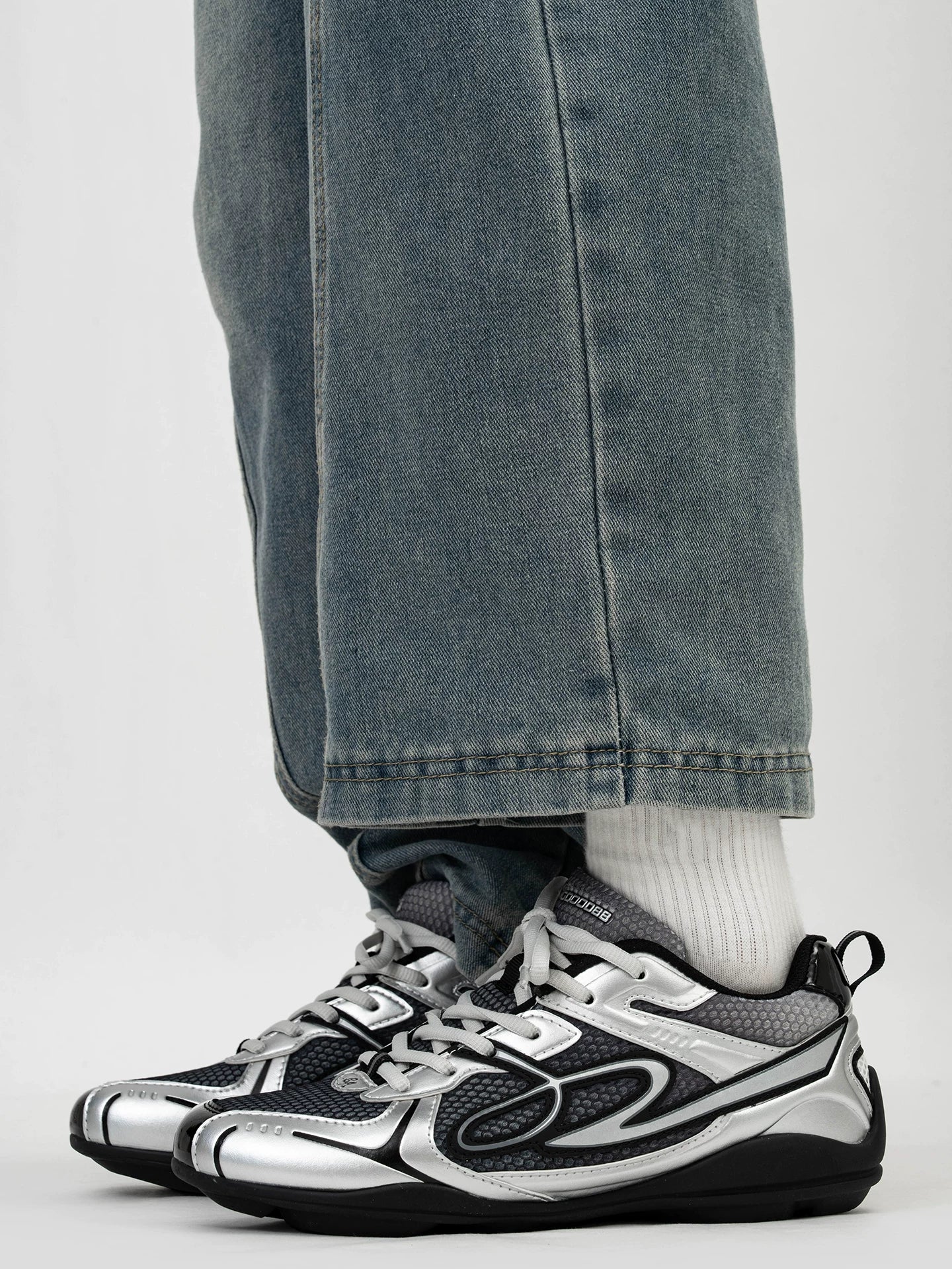 Futuristic Retro Runner Sneakers