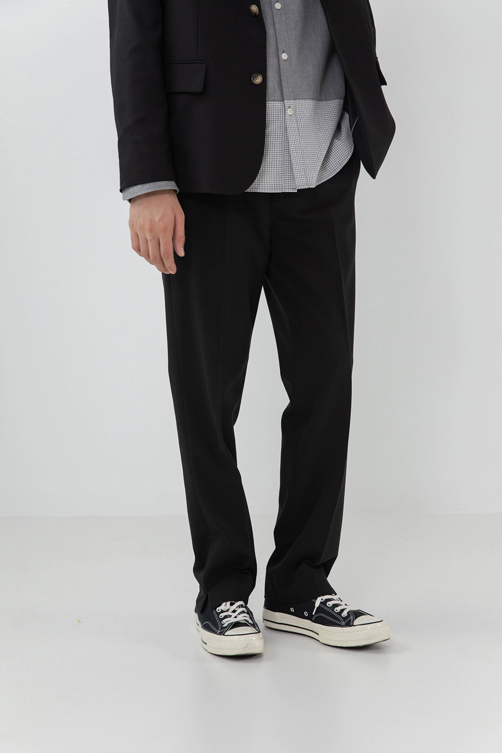 Split Hem Straight Pants