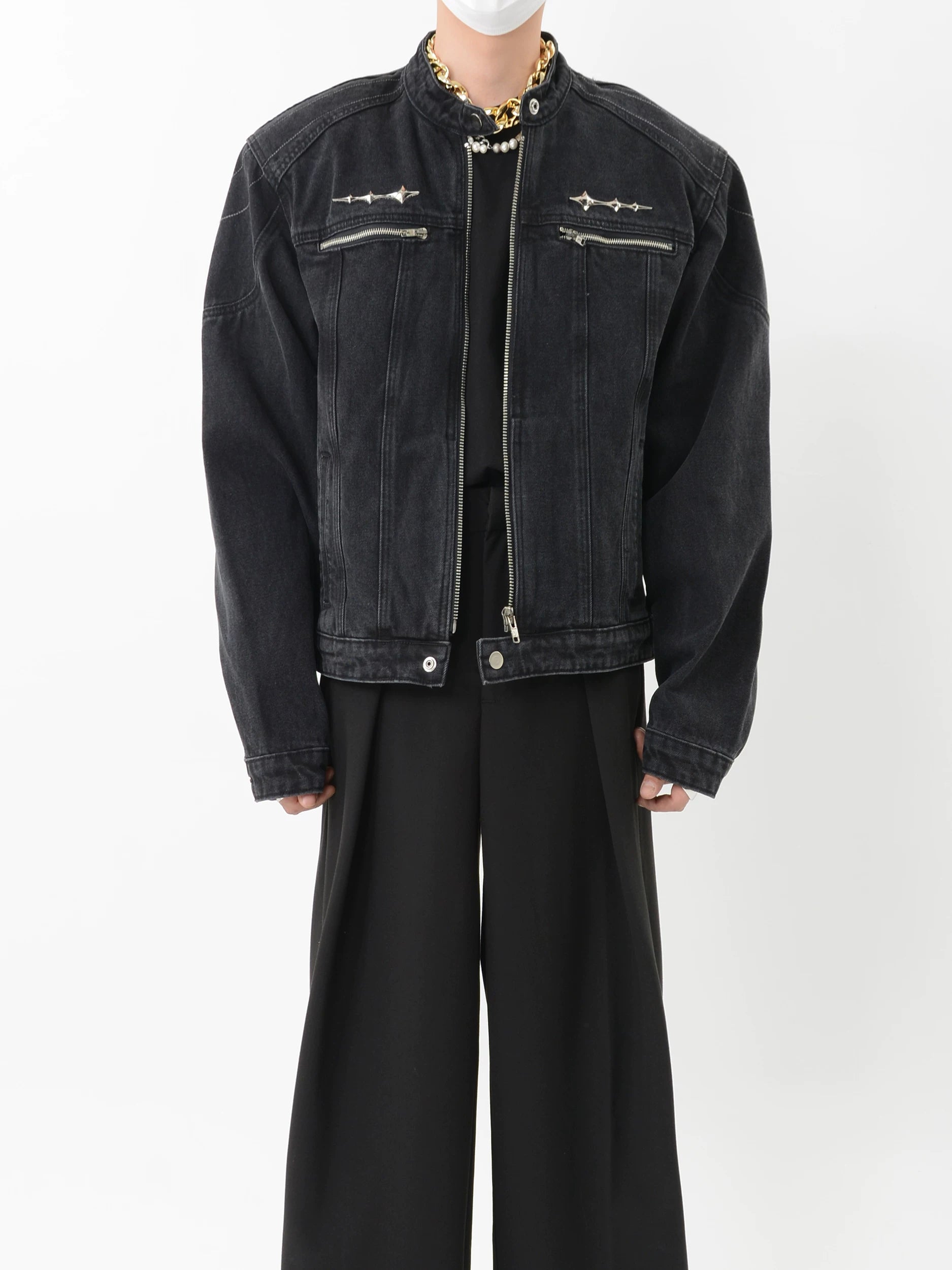 Obsidian Lance Zip Moto Jacket