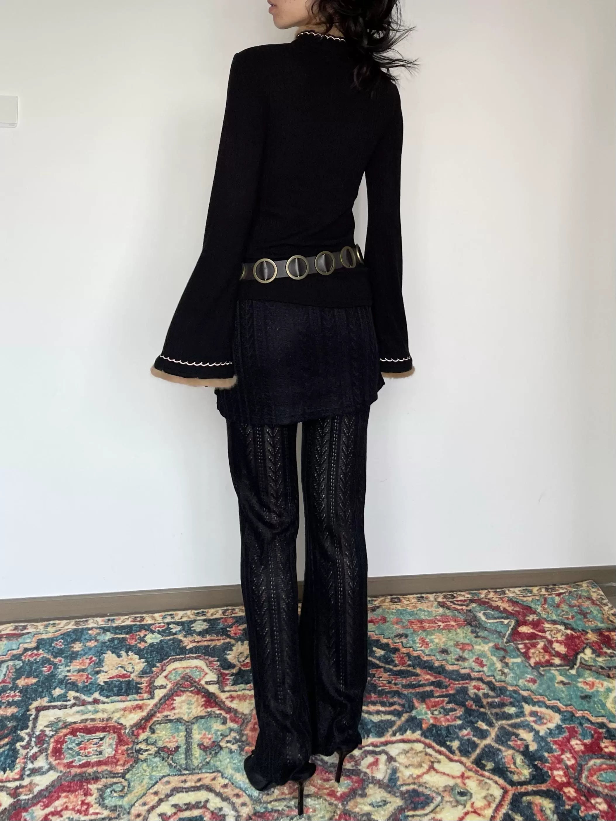 Pine Embroidered Sweater