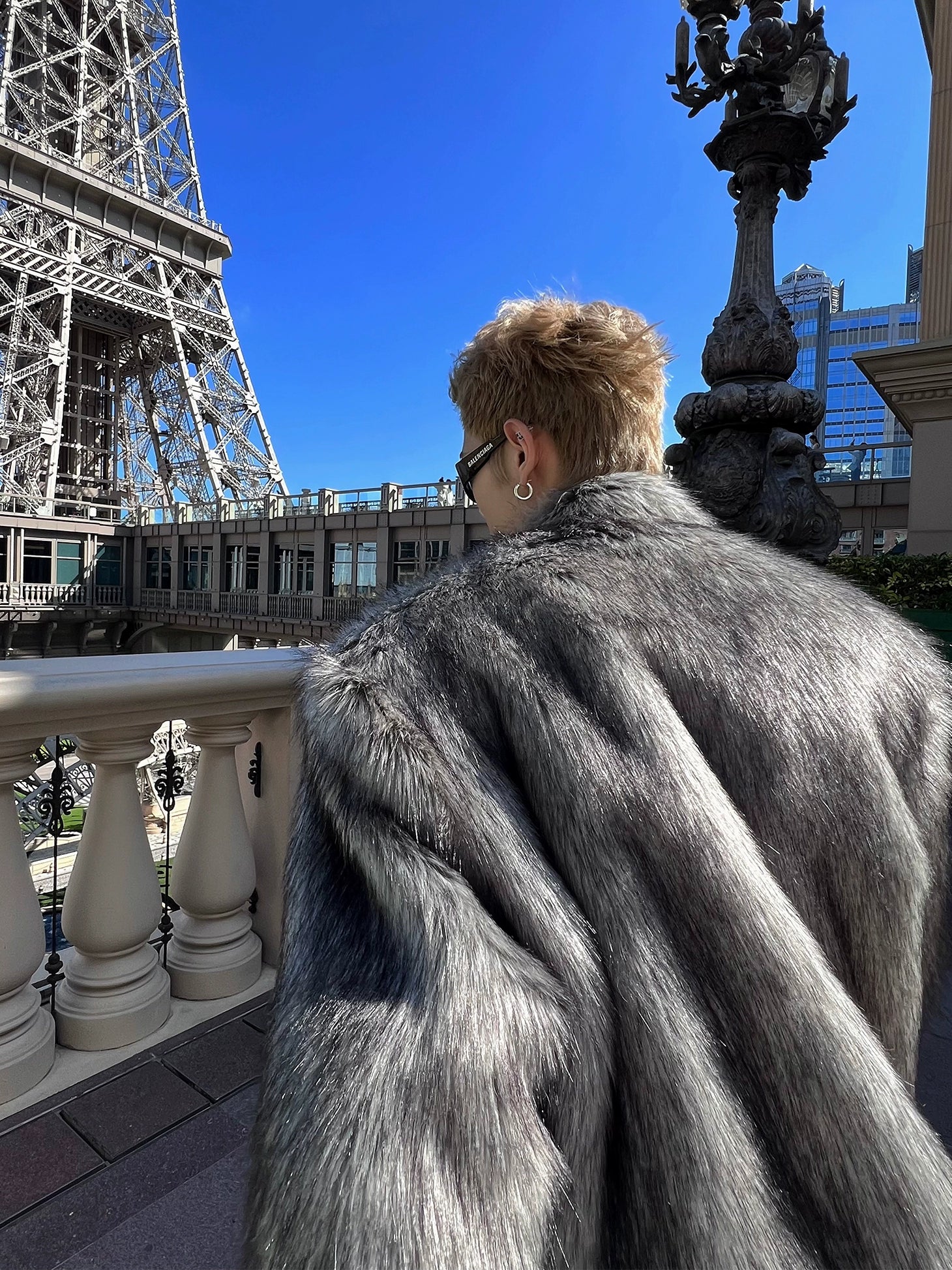 Cropped Faux Fur Jacket