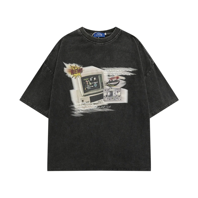 Retro Game Oversized T-Shirt