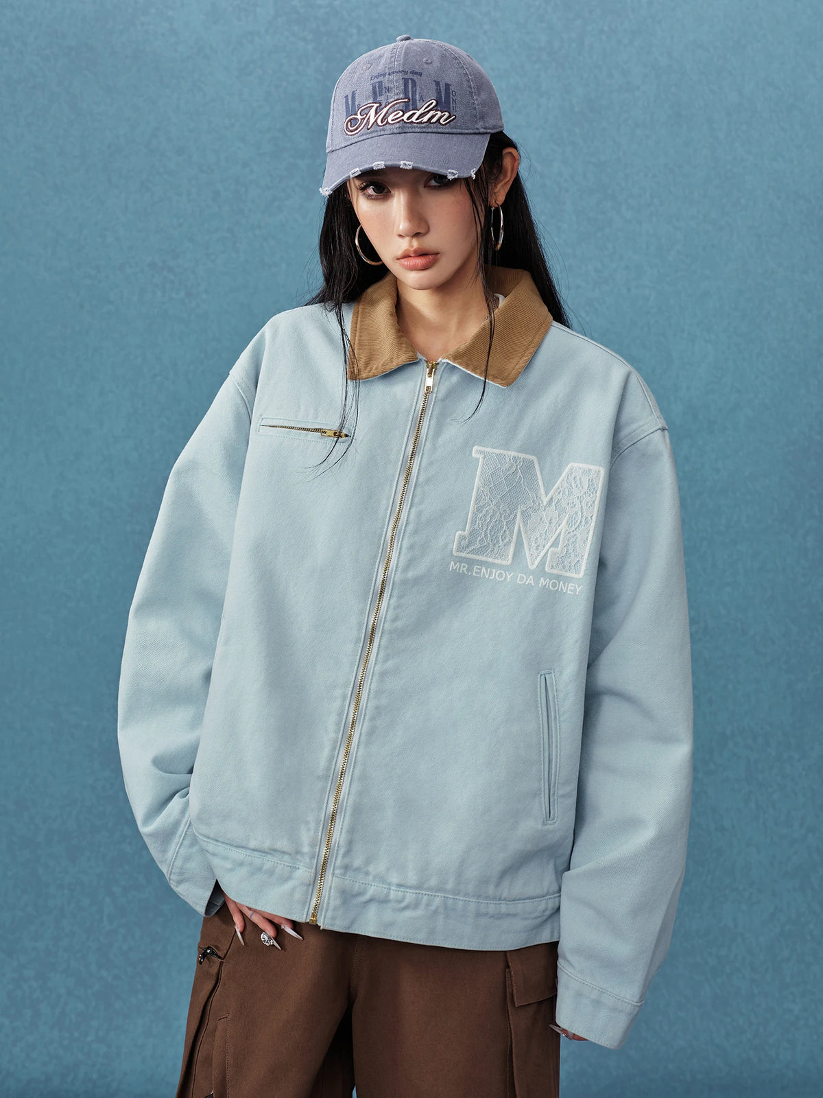 Vintage Embroidered Workwear Jacket