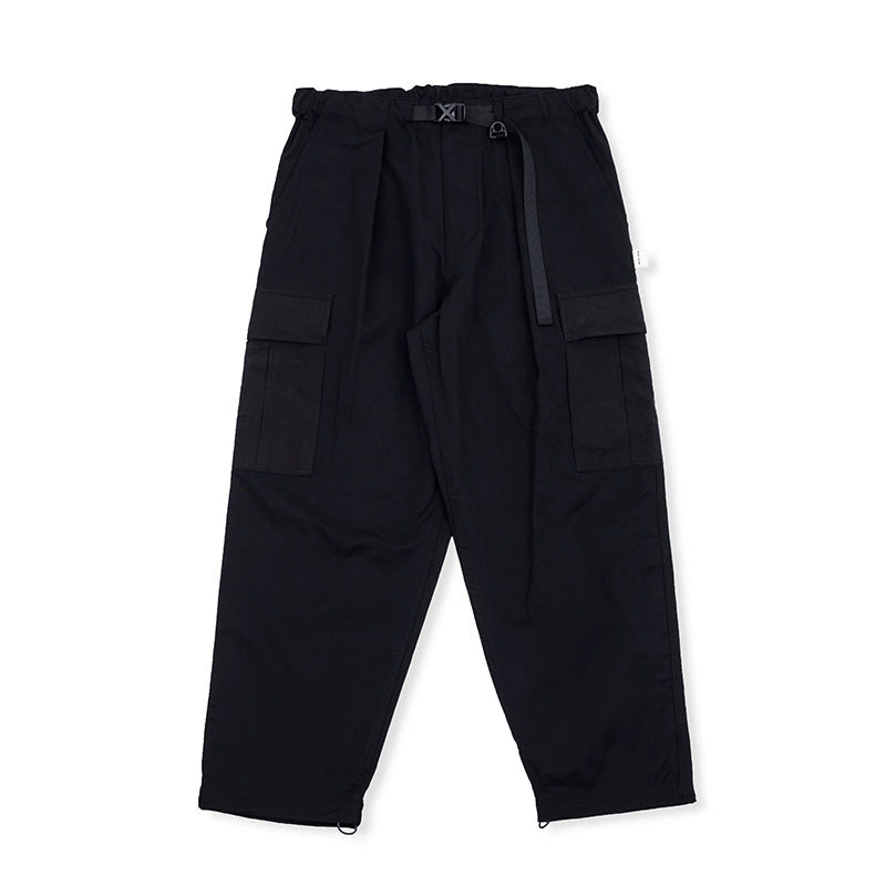 Straight-Leg Cargo Pants with Large Pockets