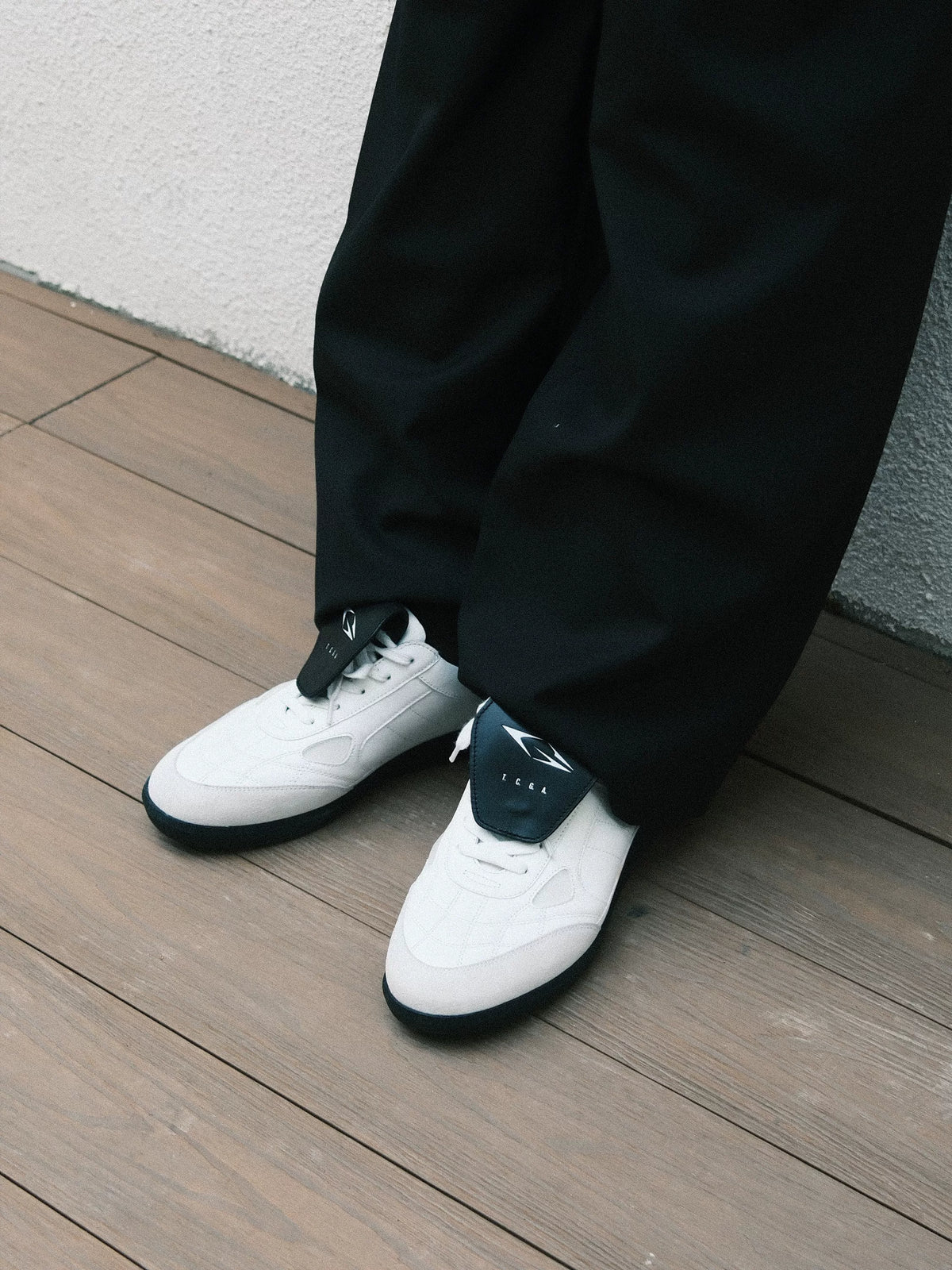 Ramble Retro Suede-Trim Sneakers