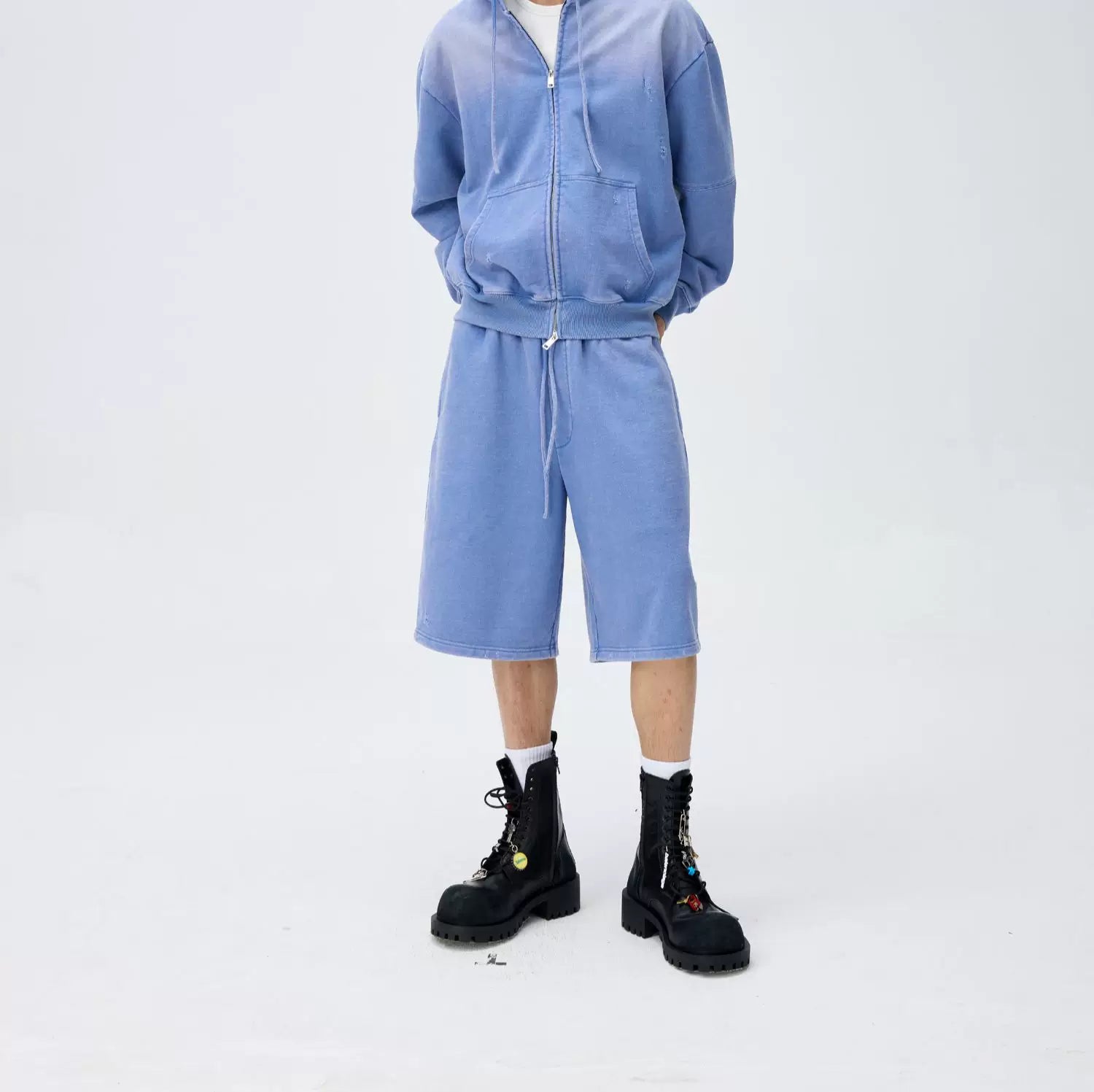 Periwinkle Haze Terry Sweatshirt