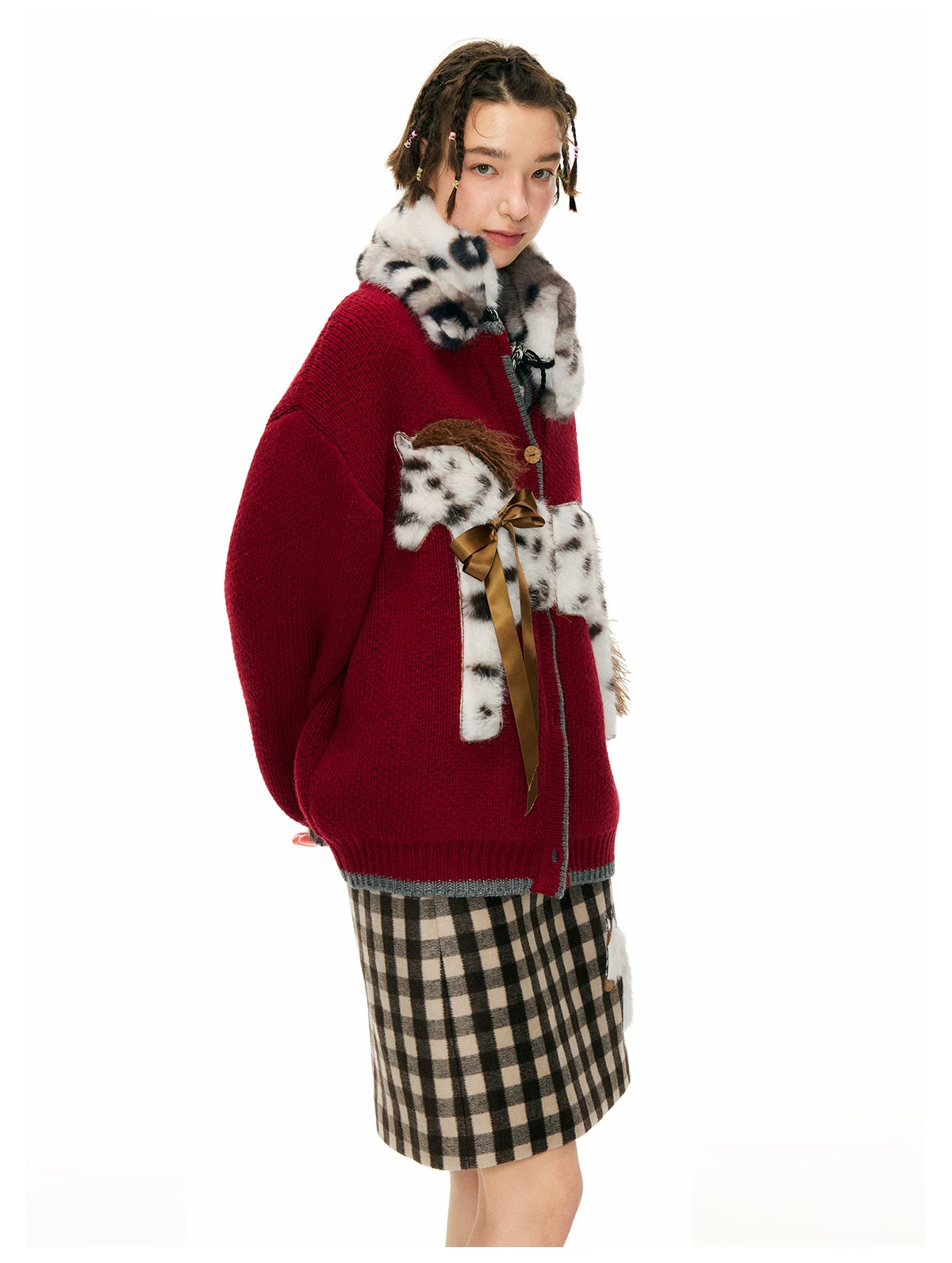 Spotted Pony Stable Knit Cardigan