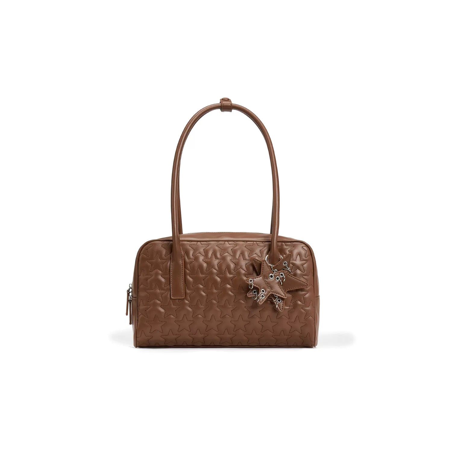 Embossed Star East-West Shoulder Bag - view 7
