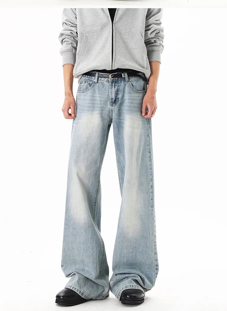 Aurora Fade Relaxed Wide-Leg Jeans