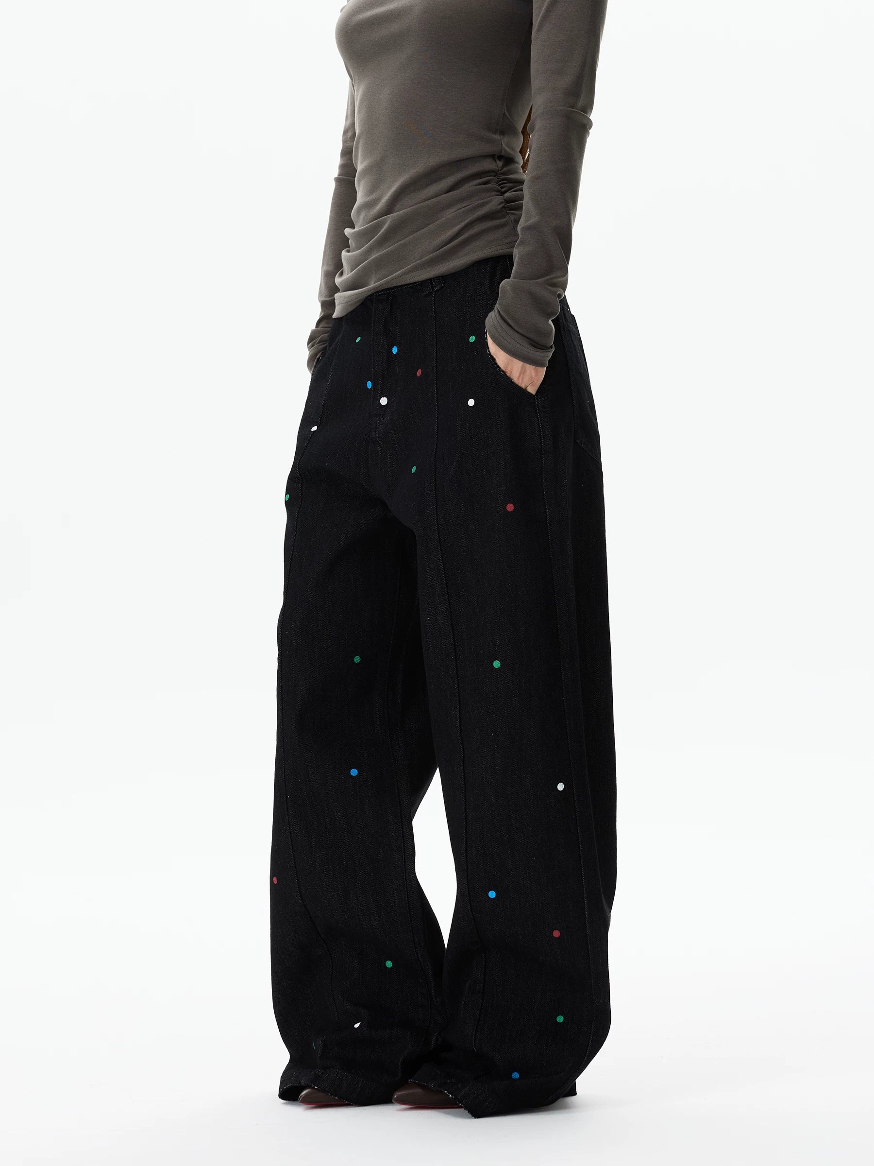 Pixel Pop Balloon Jeans