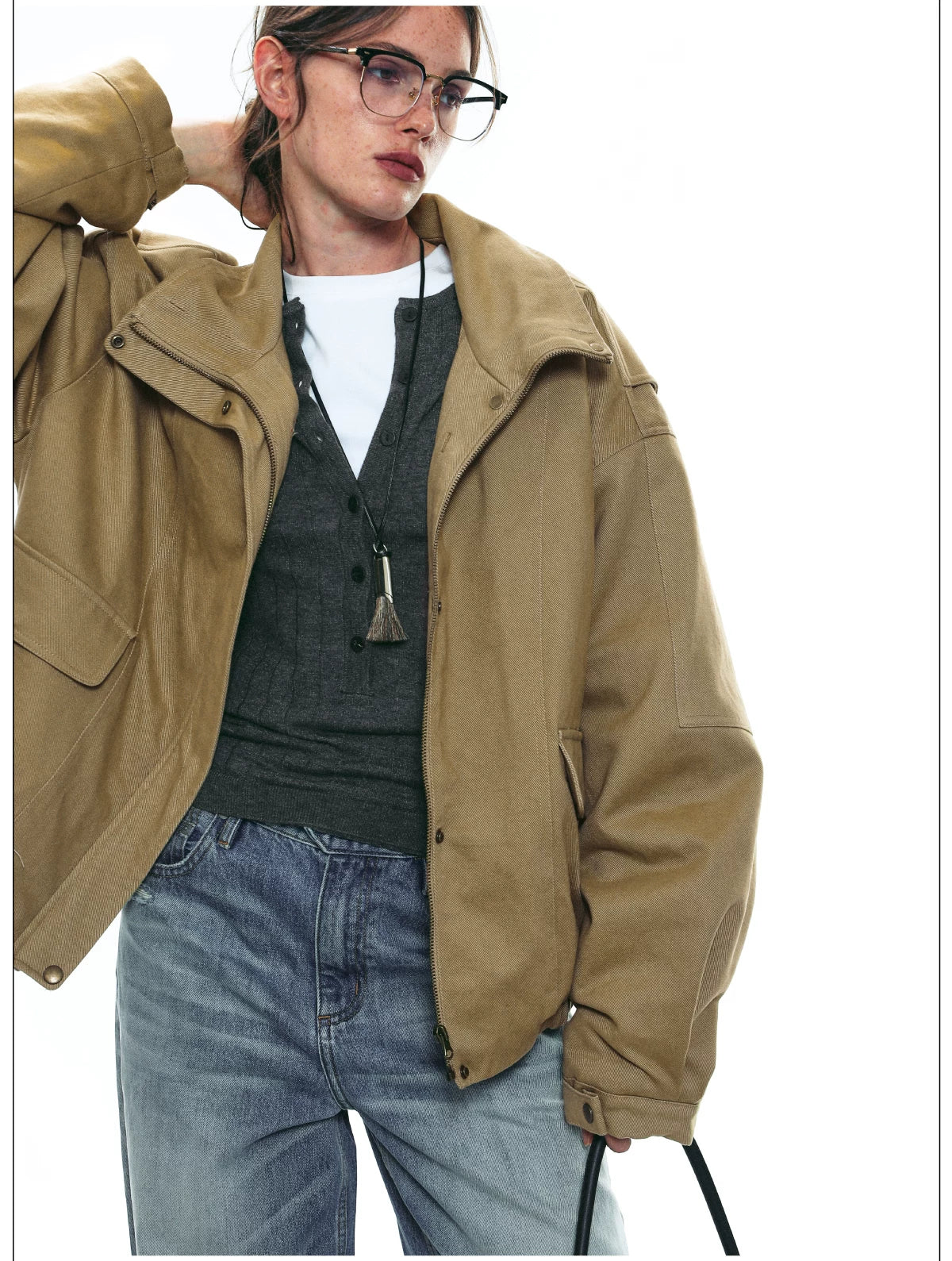 Prairie Haven Shearling Utility Jacket