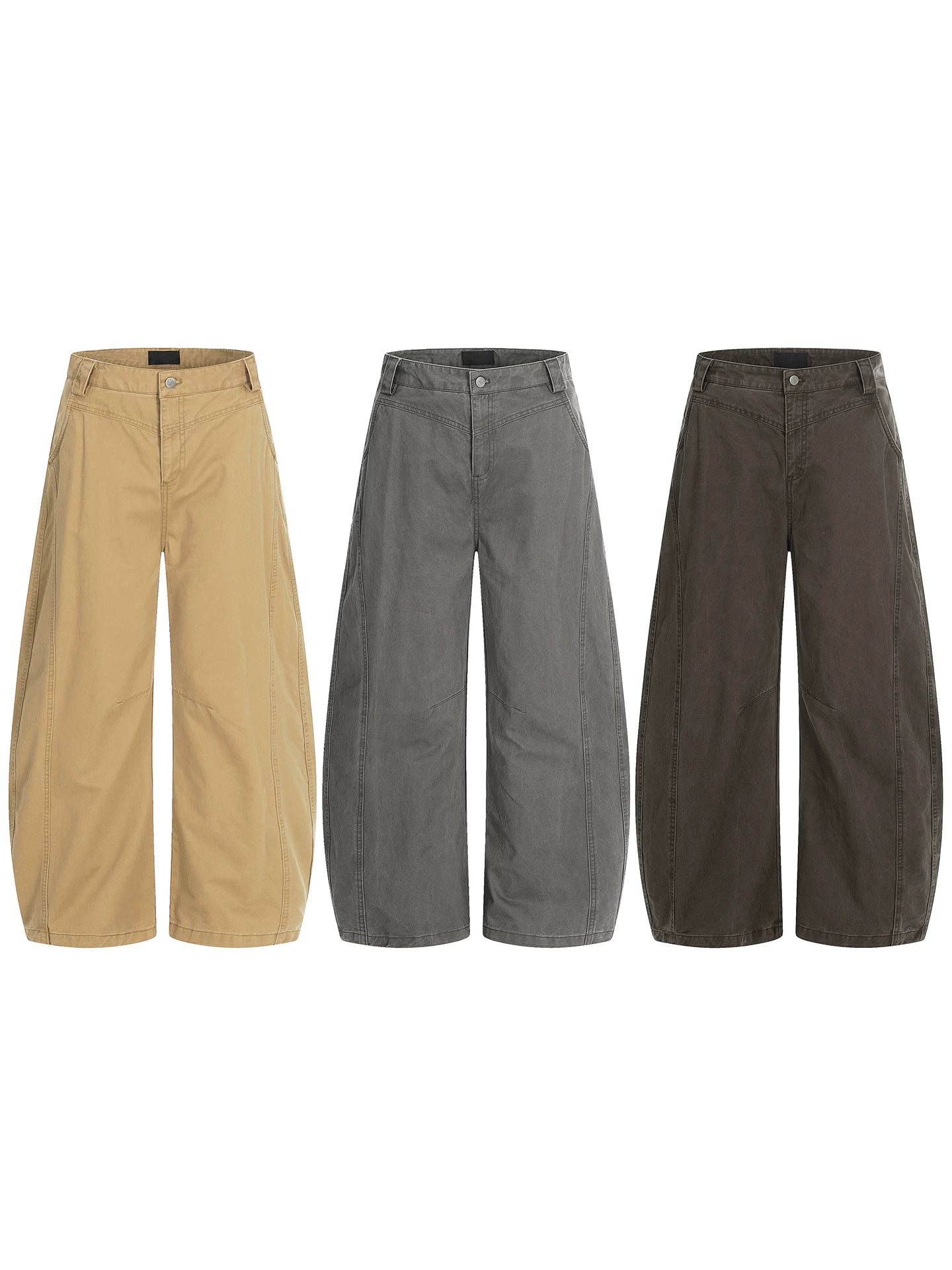 Barrel Wide-Leg Chino Pants