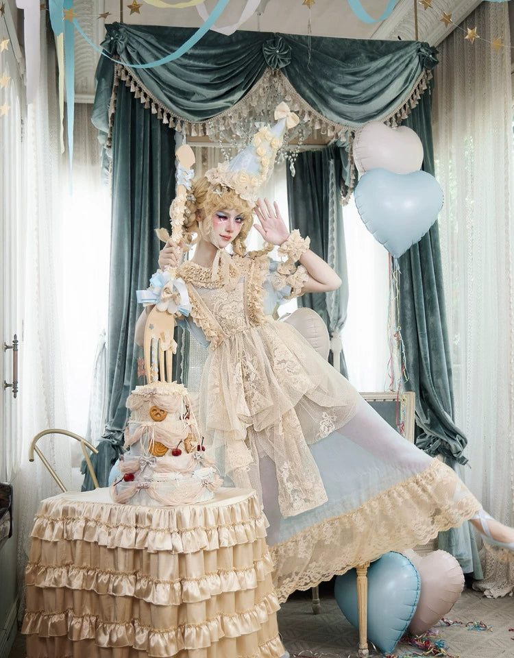 Ruffle Lace Layered Fairy Dress