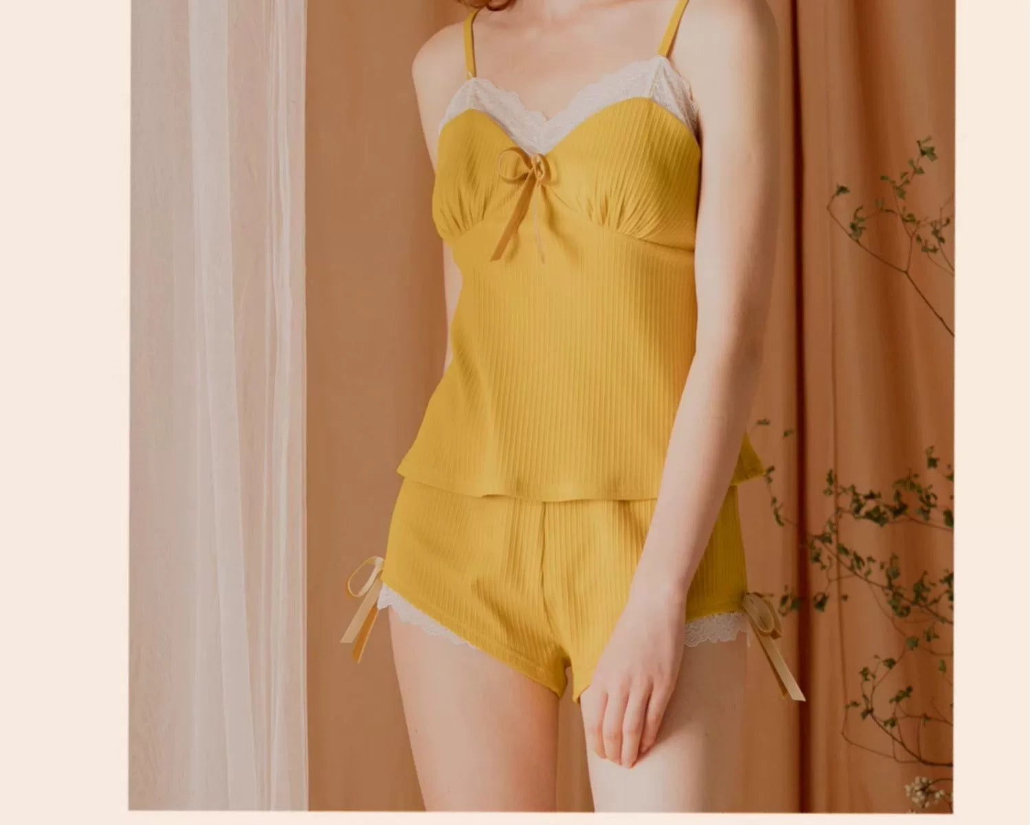 Black One-Piece Swimsuit with Bow Detail