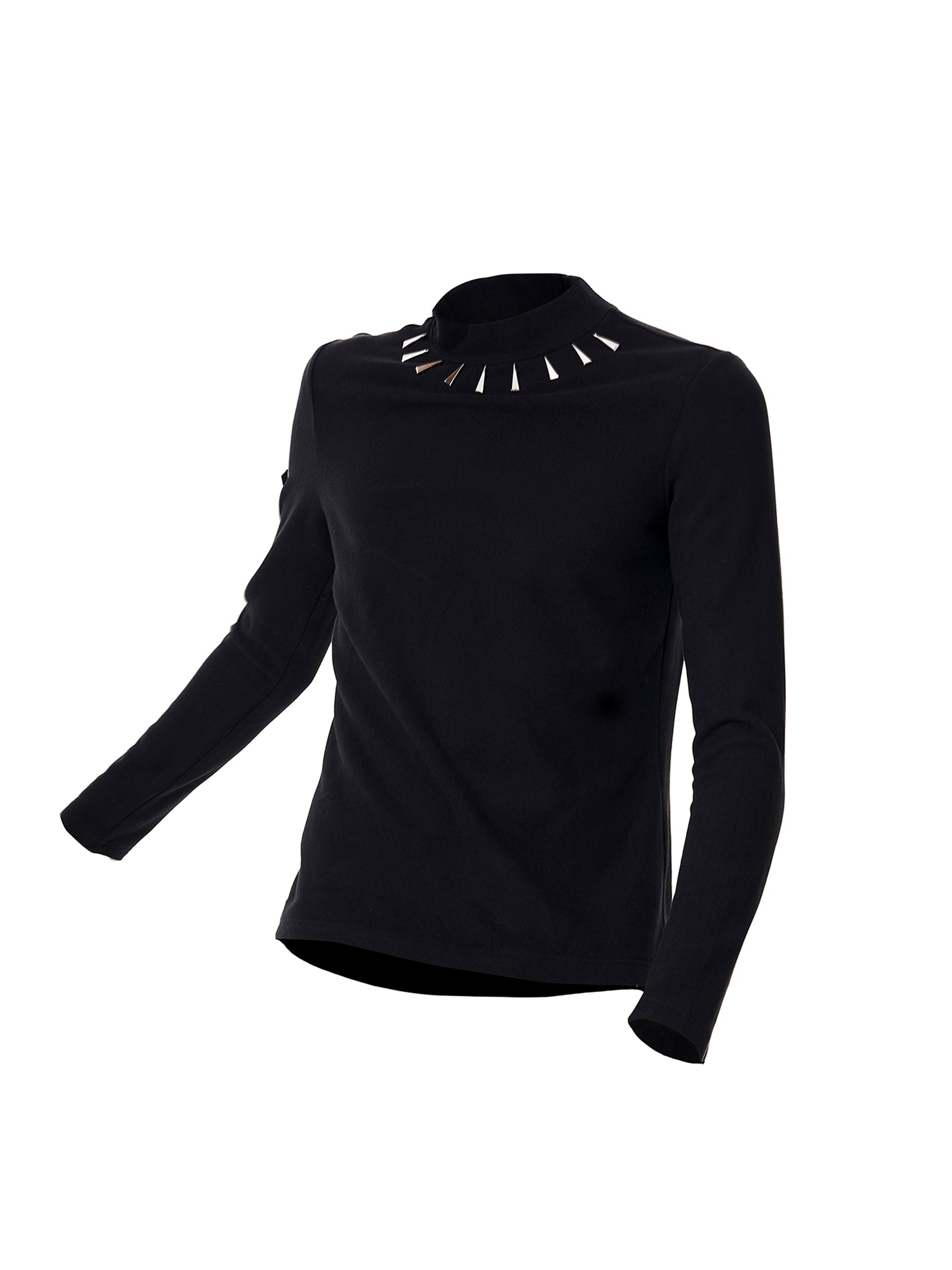 Obsidian Fang Spike Neck Top