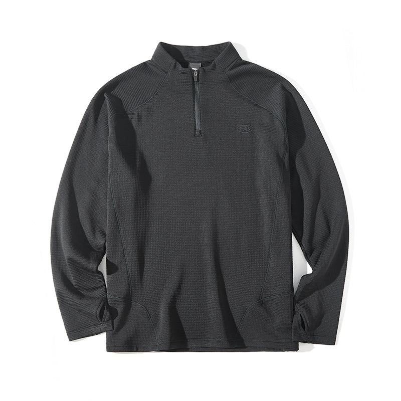 Wool Thermal Stand-Collar T-shirt