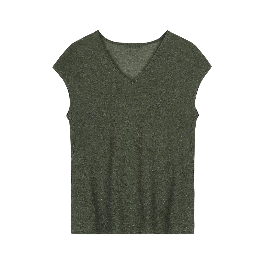 Silvair V-Neck Cap Sleeve Tee