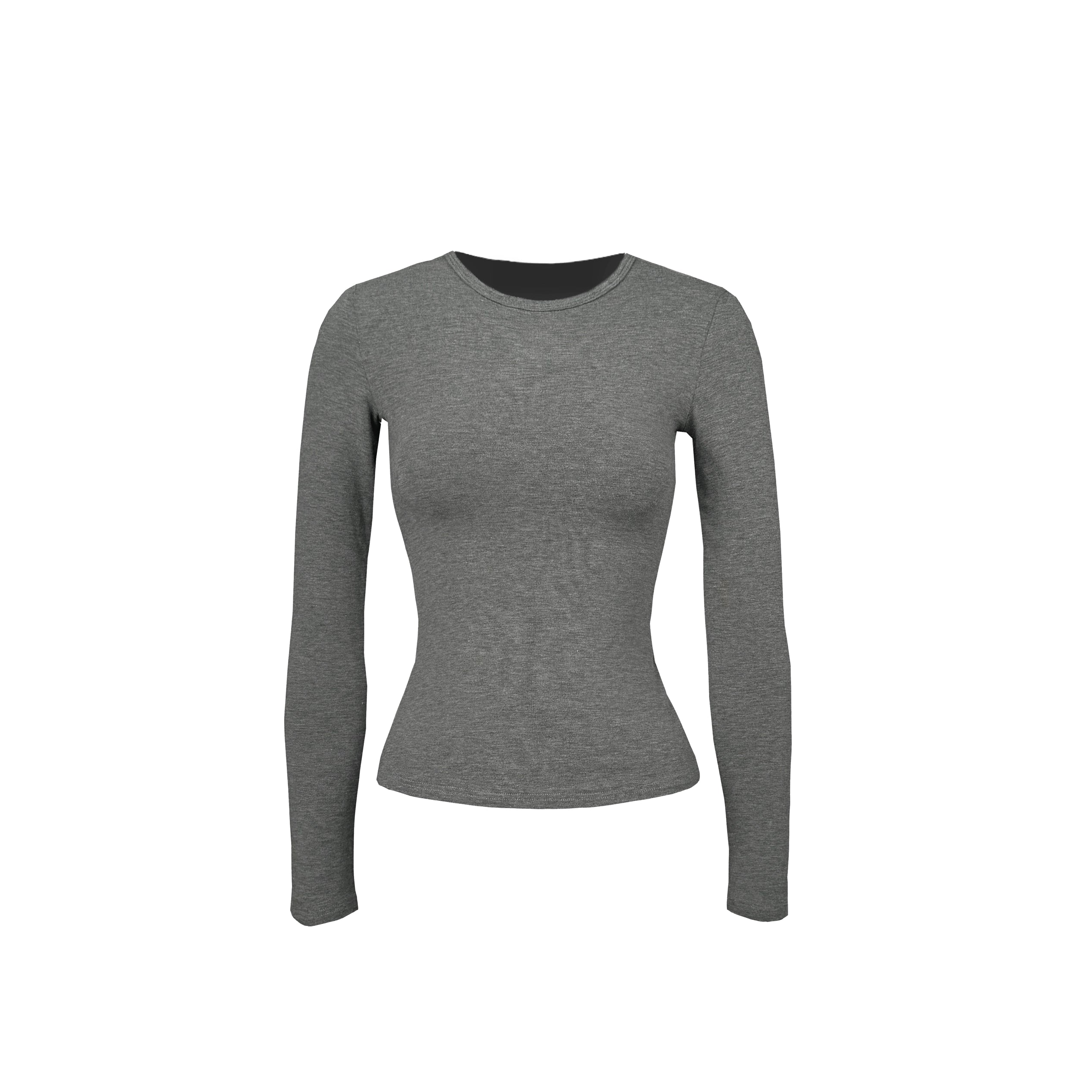 Four-Color Crew Neck Long Sleeve Layer