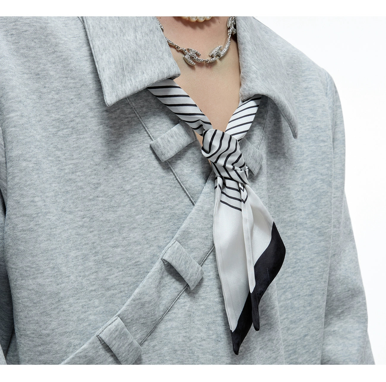 Statement Collar Sweater Shirt