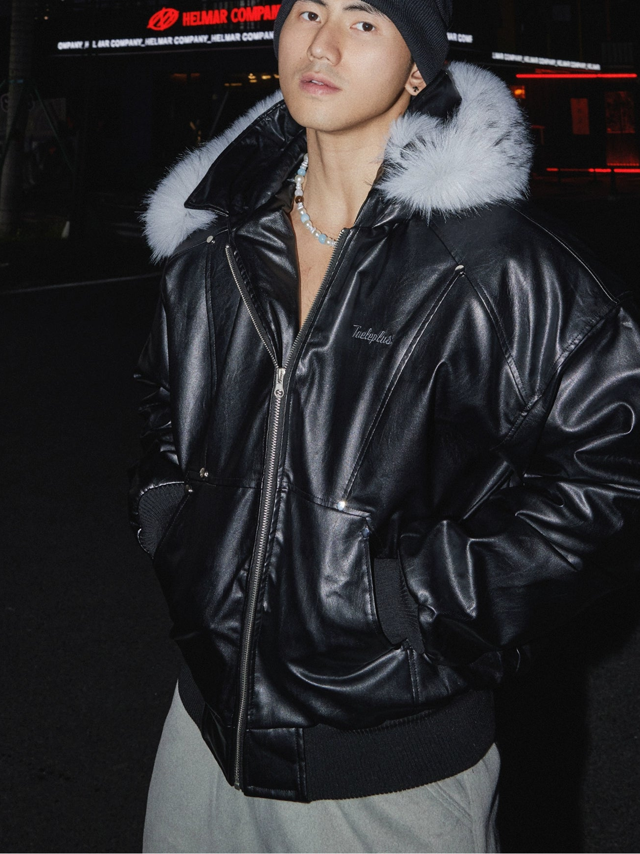 Frostline Midnight Aviator Jacket