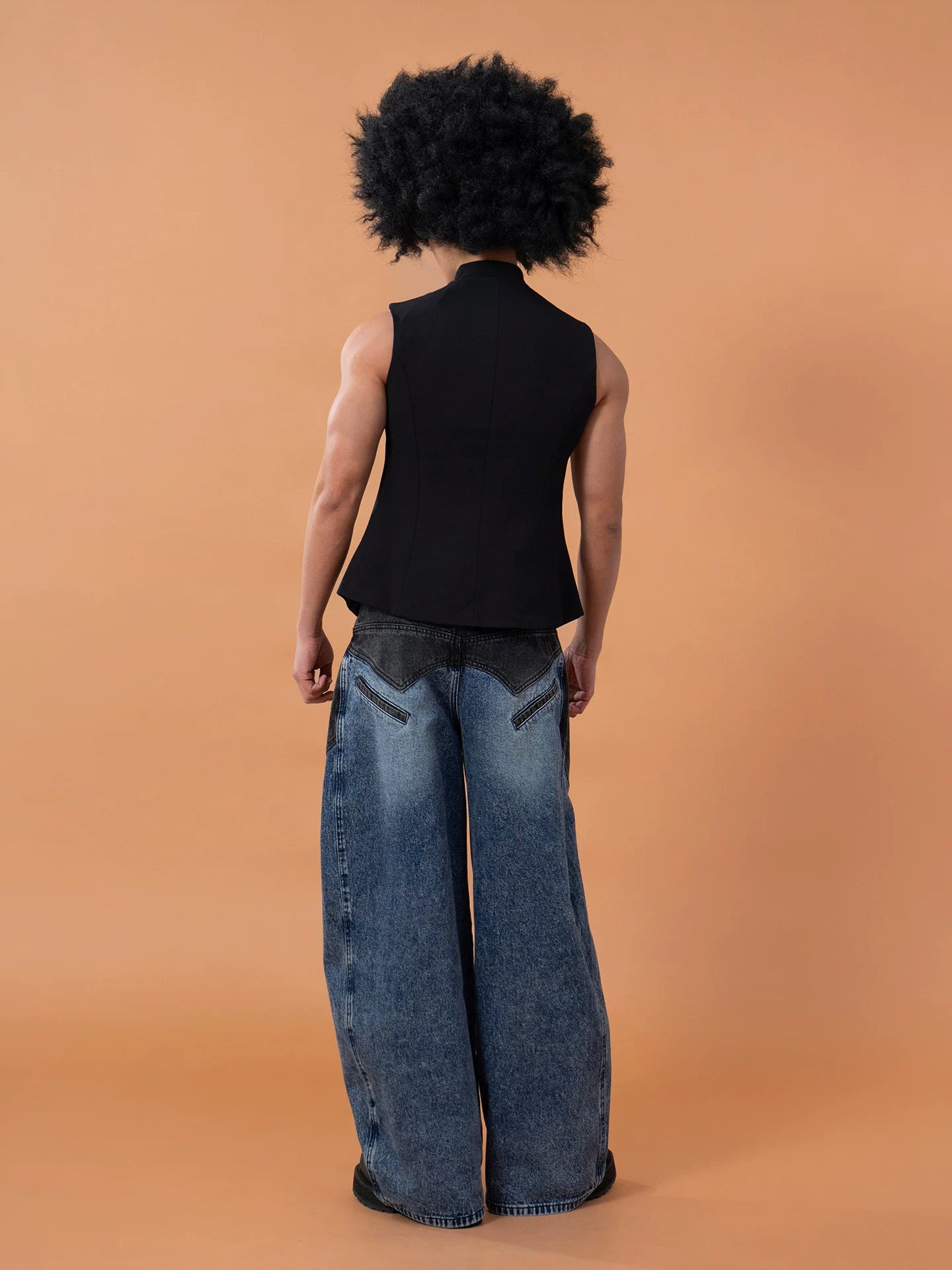 Midnight Mandarin Tailored Vest