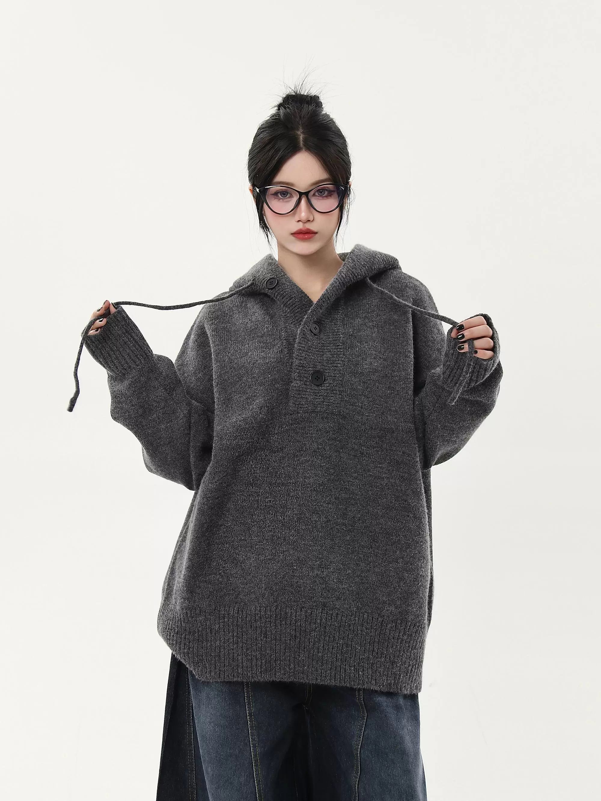 Ash Knit Relay Hoodie Sweater