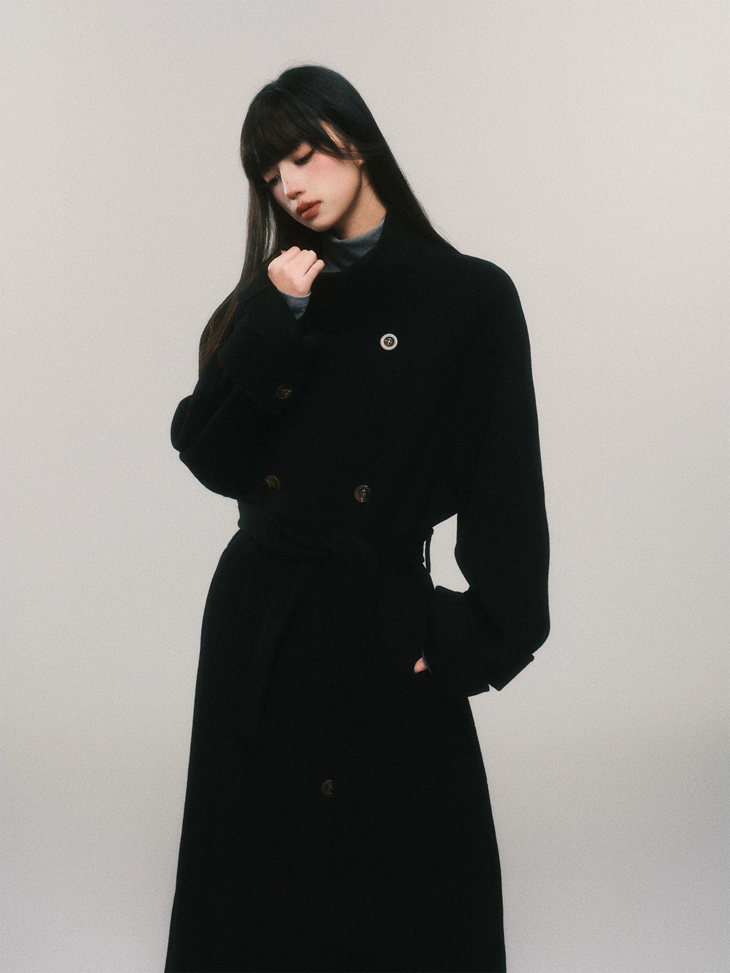 Fogbound Regent Belted Trench Coat