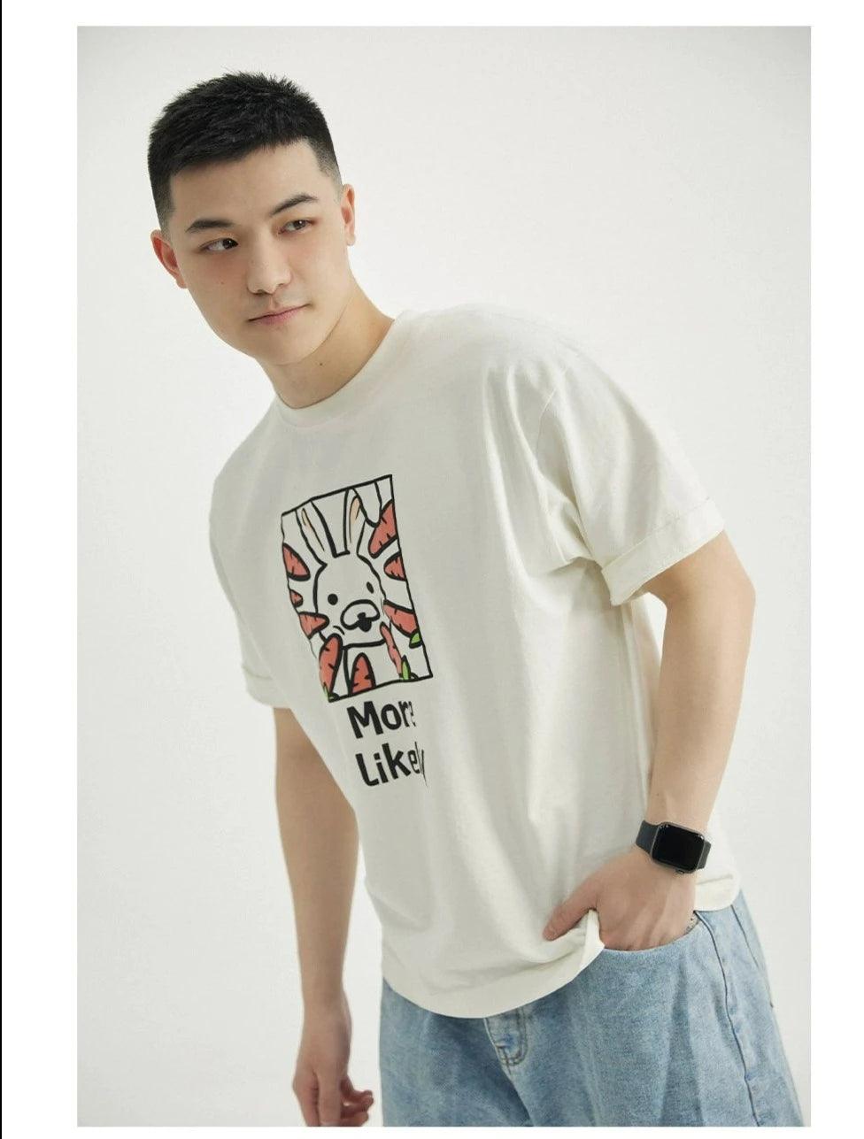 White Bunny Graphic T-Shirt