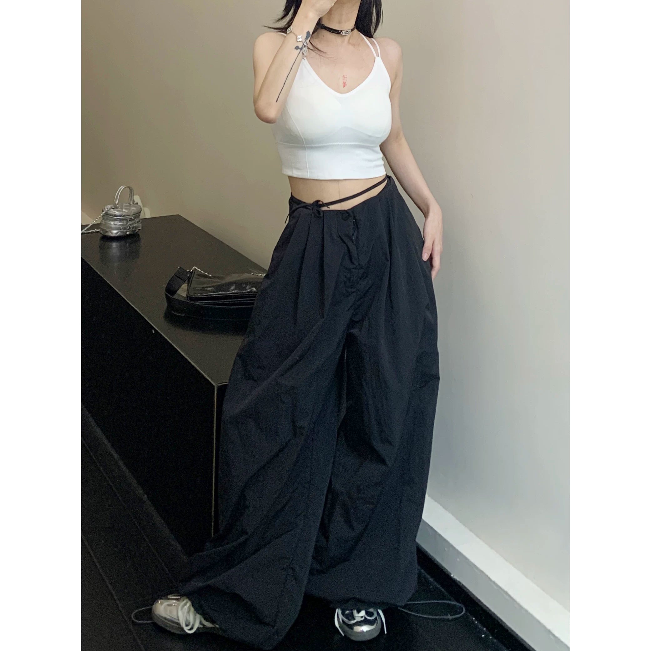 Midnight Parachute Wide Pants